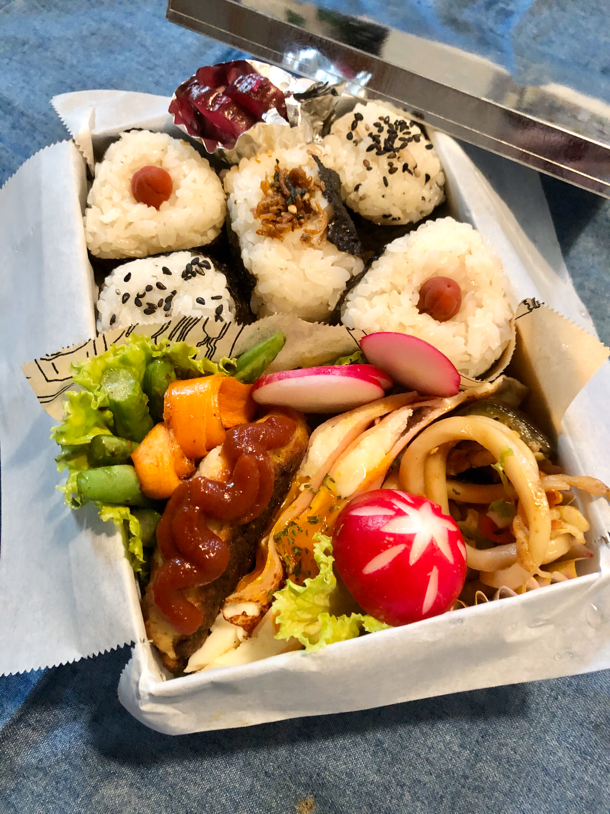 先日の旦那弁当?