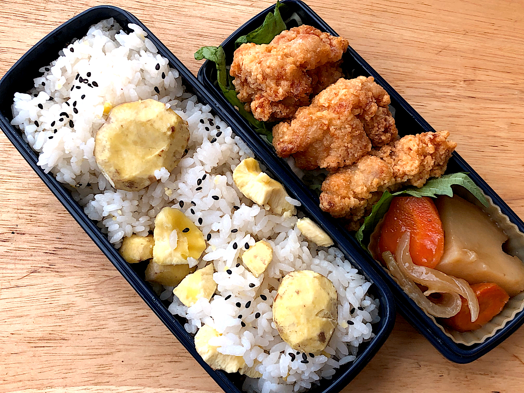 昨夜の残り物全部詰めちゃえ！ 弁当