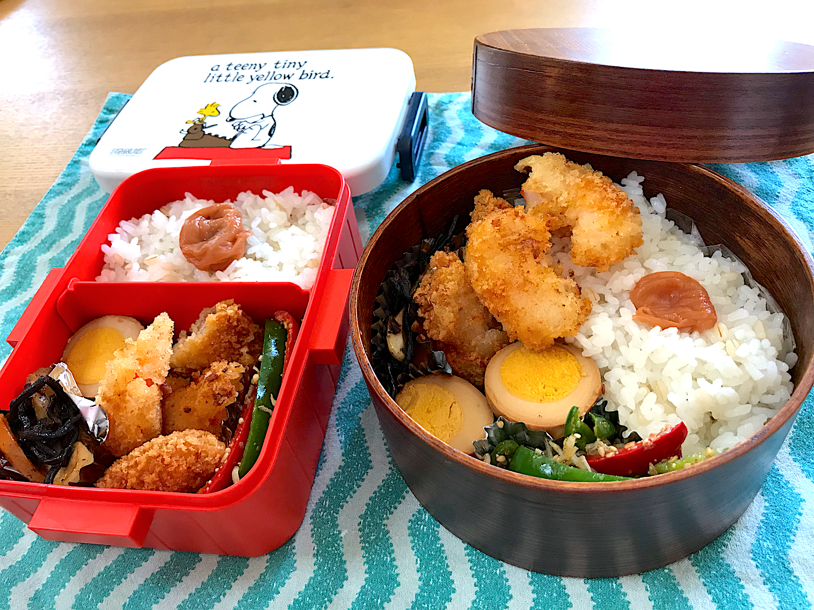 10／16☆中間テストのためお家で親子お弁当??