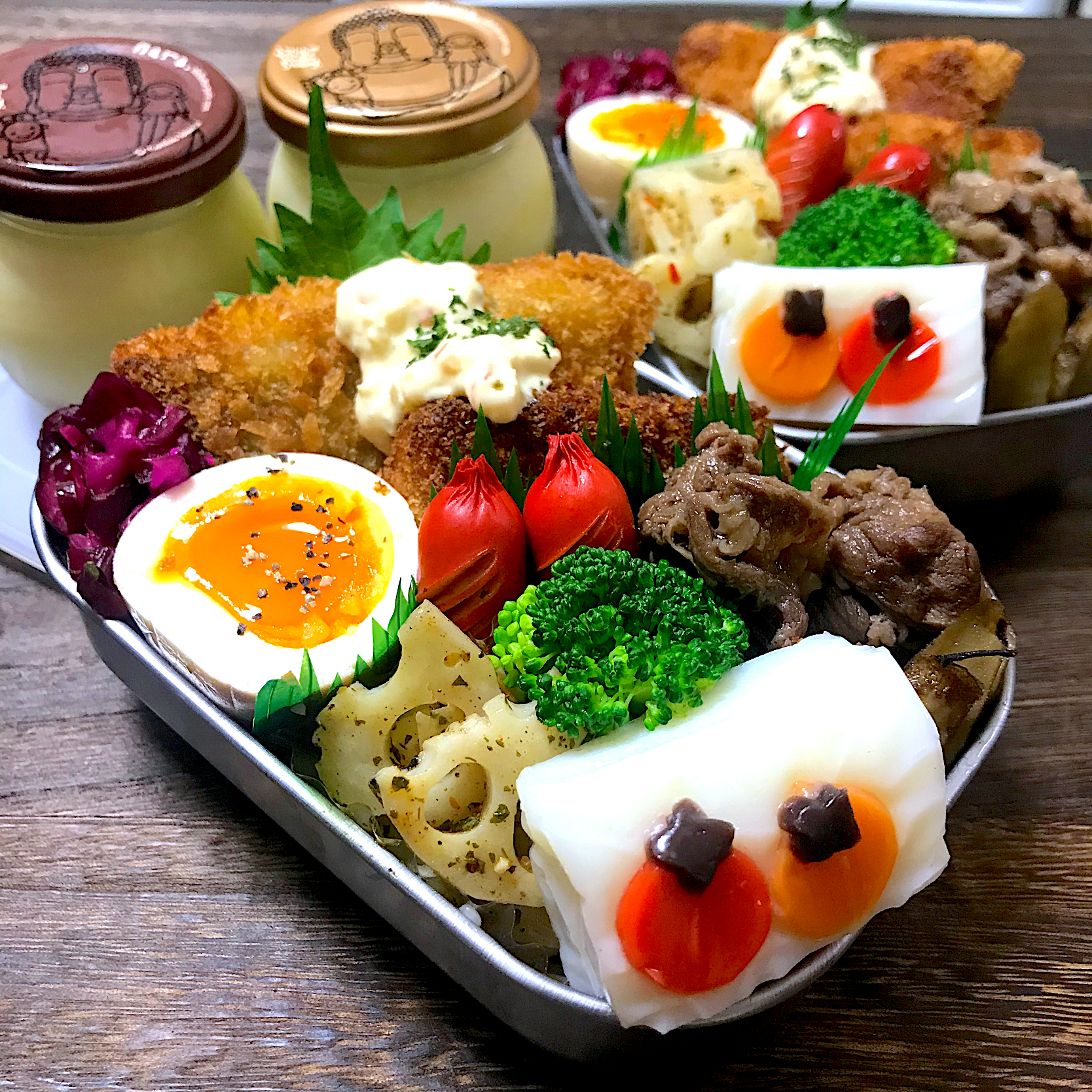 秋鮭フライ弁当