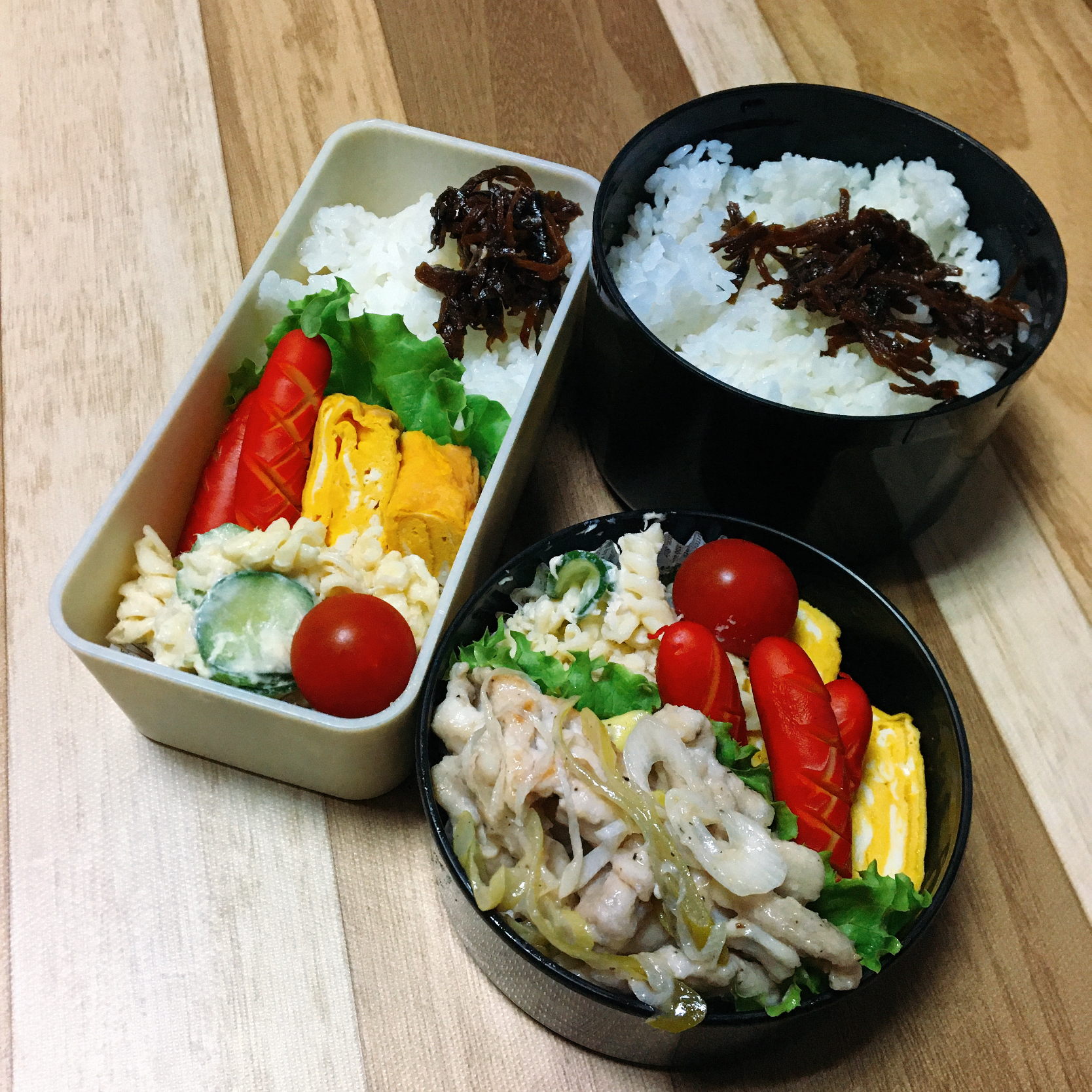 今日のお弁当。