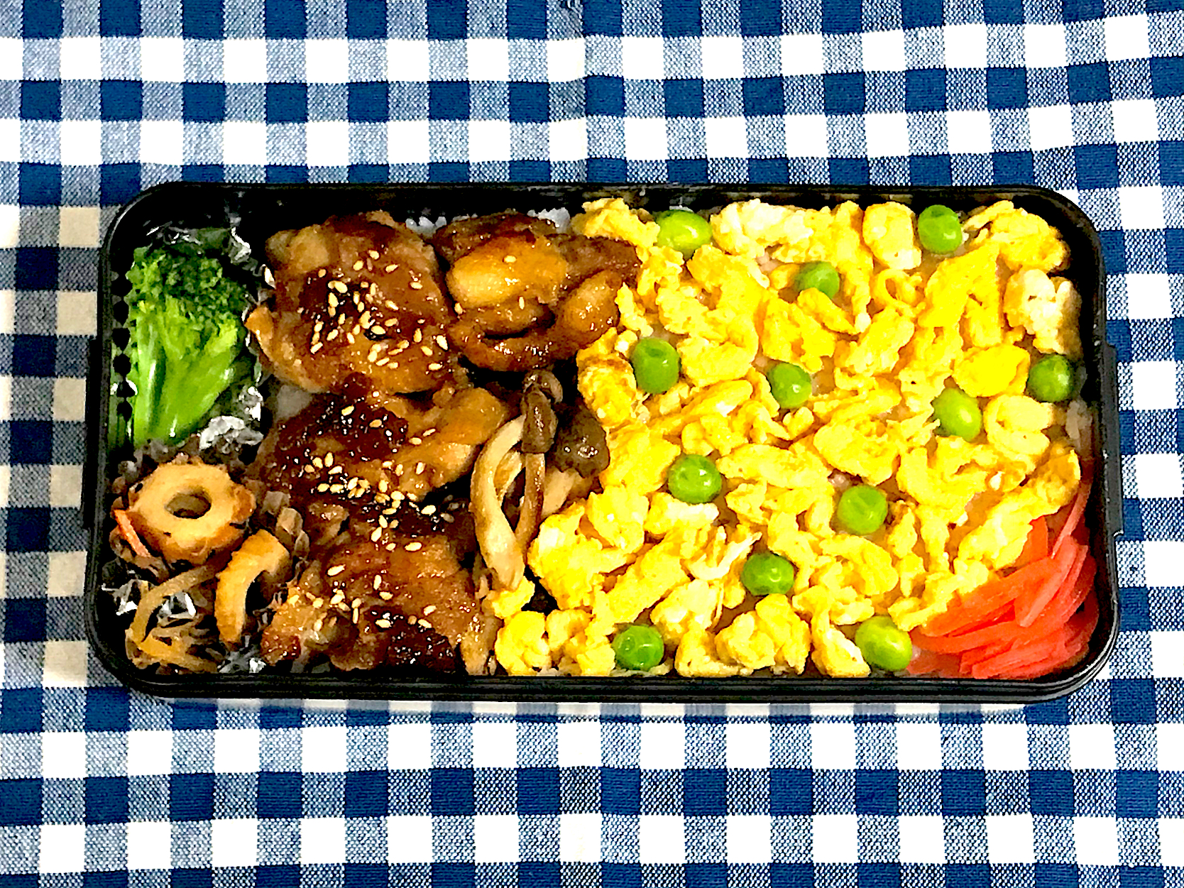 鶏の照り焼き旦那弁当