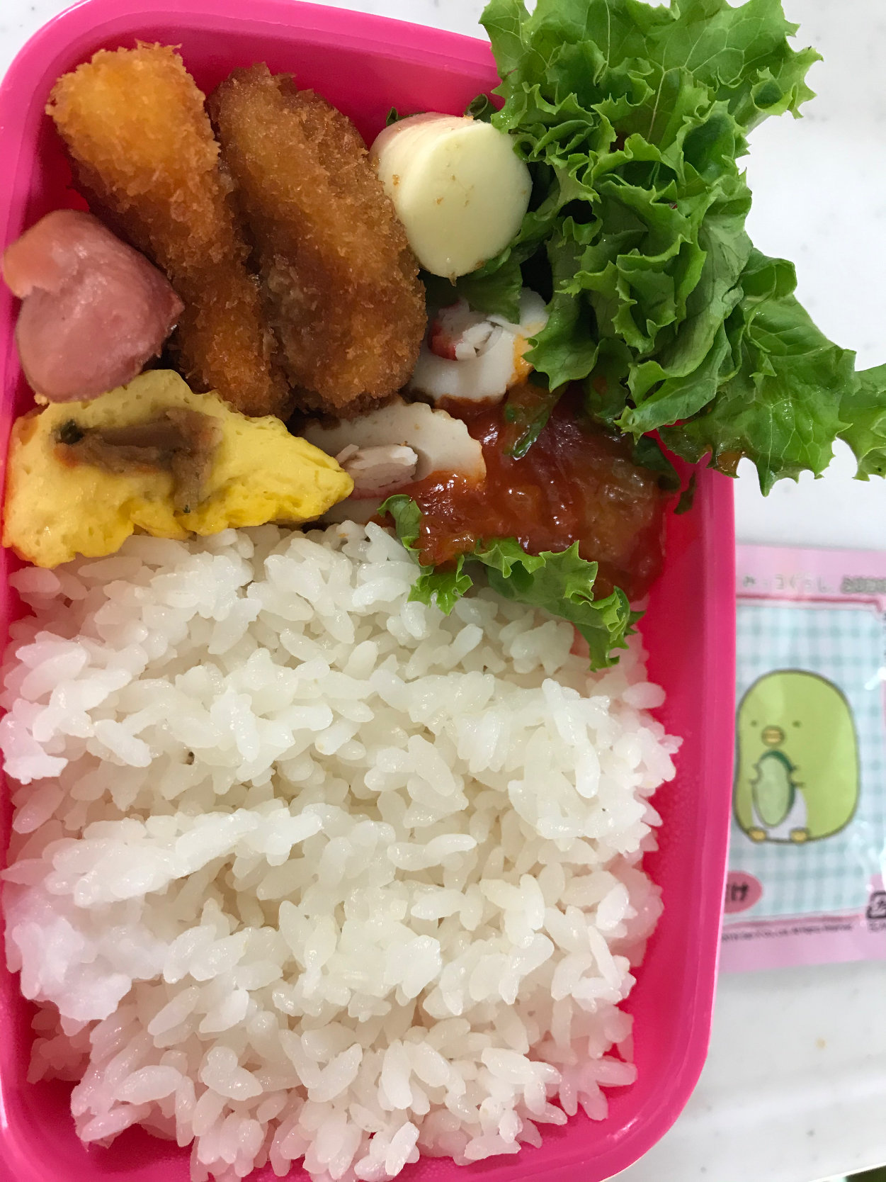 #高2娘　部活弁当