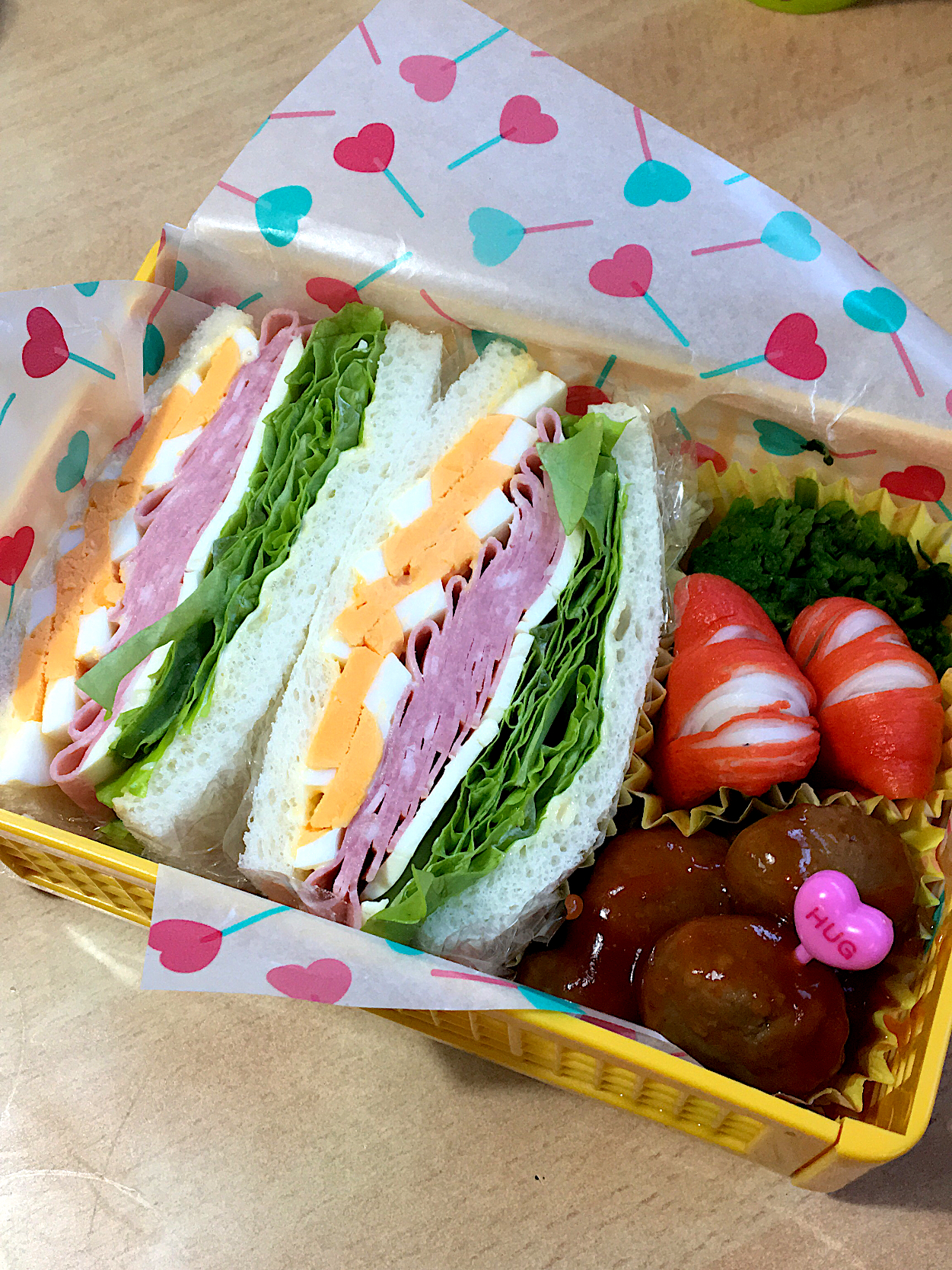 サンドイッチ弁当