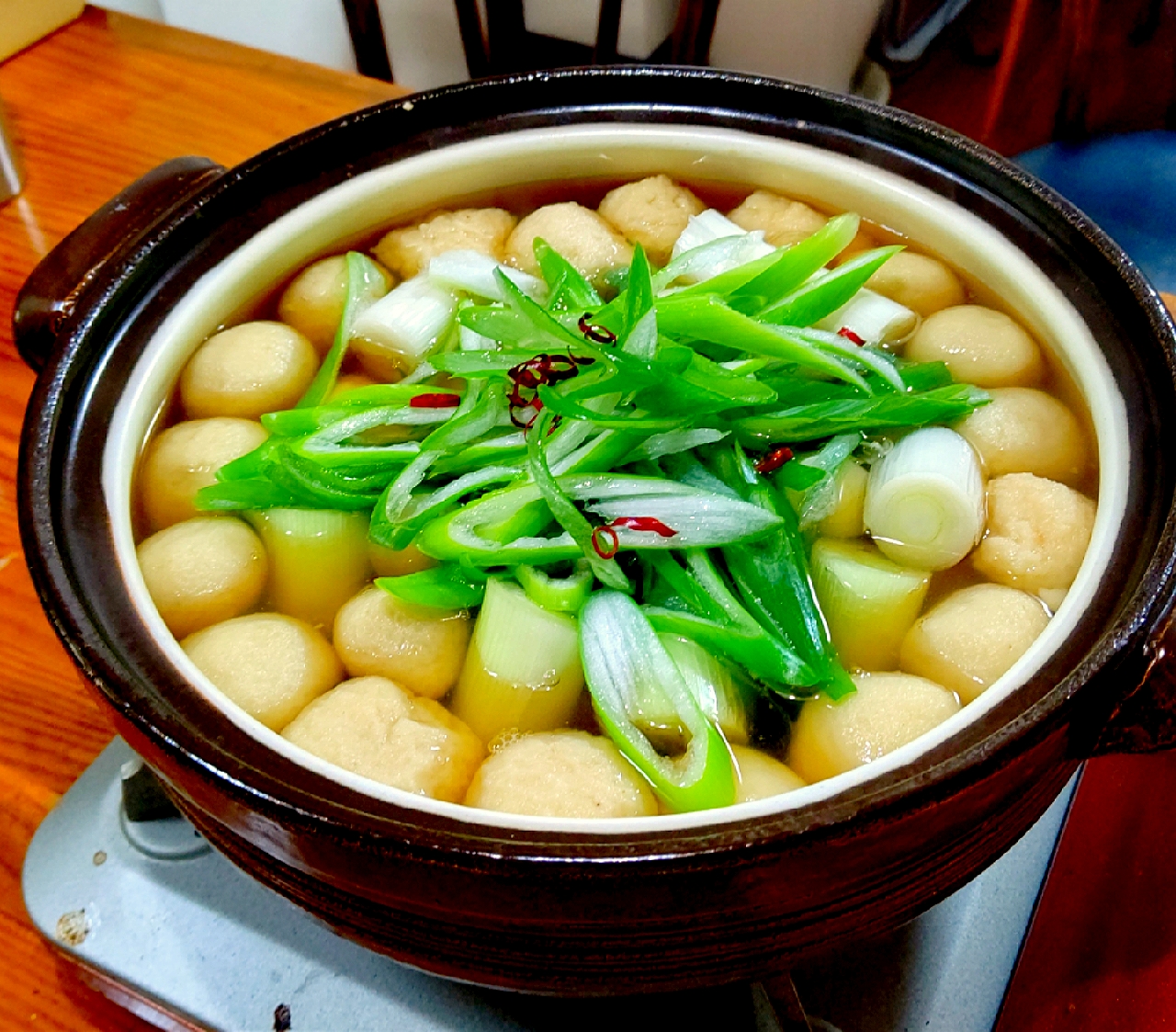 静岡！豆腐団子のねぎ鍋