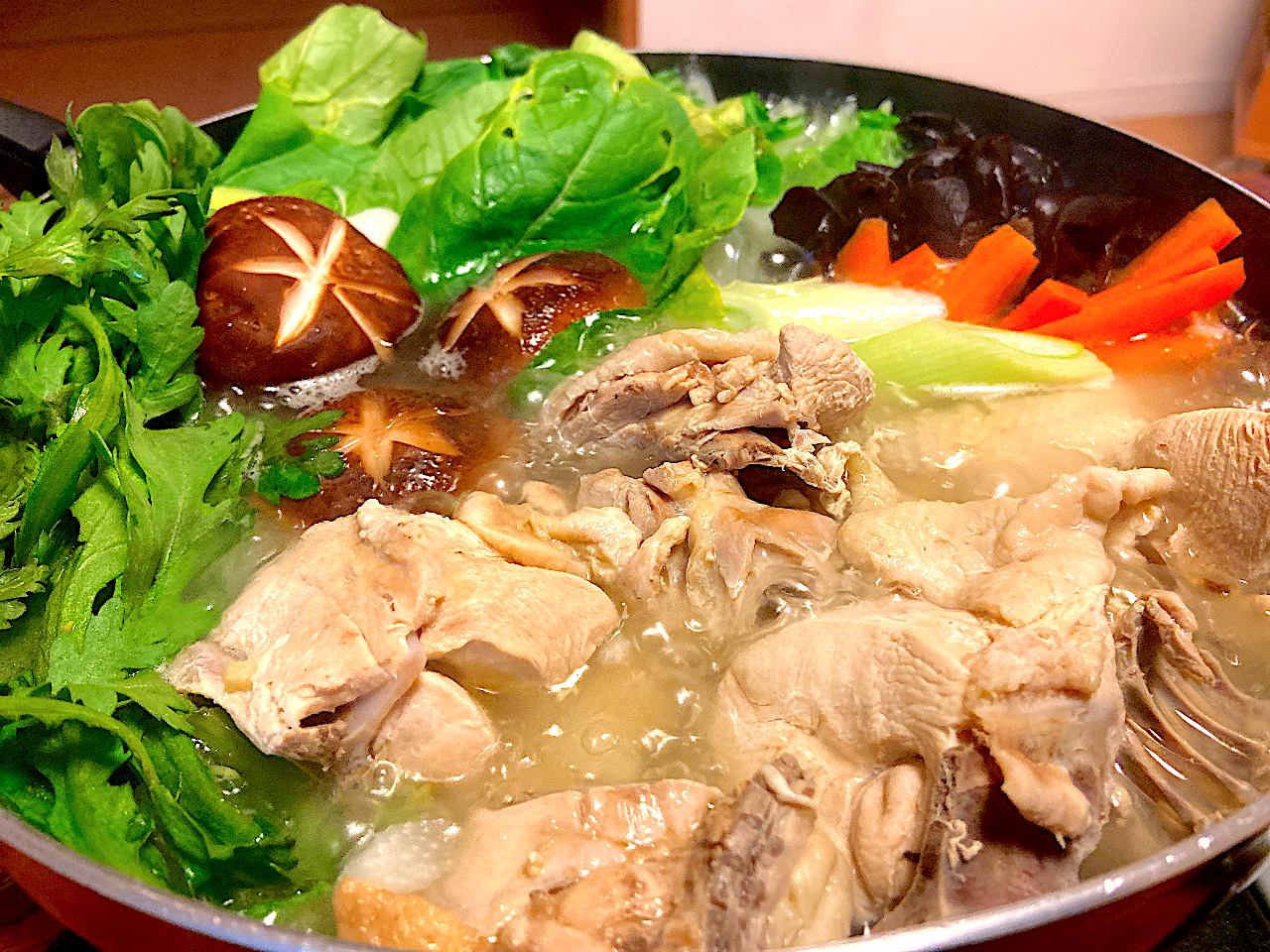 博多の家庭料理、鶏の水炊き