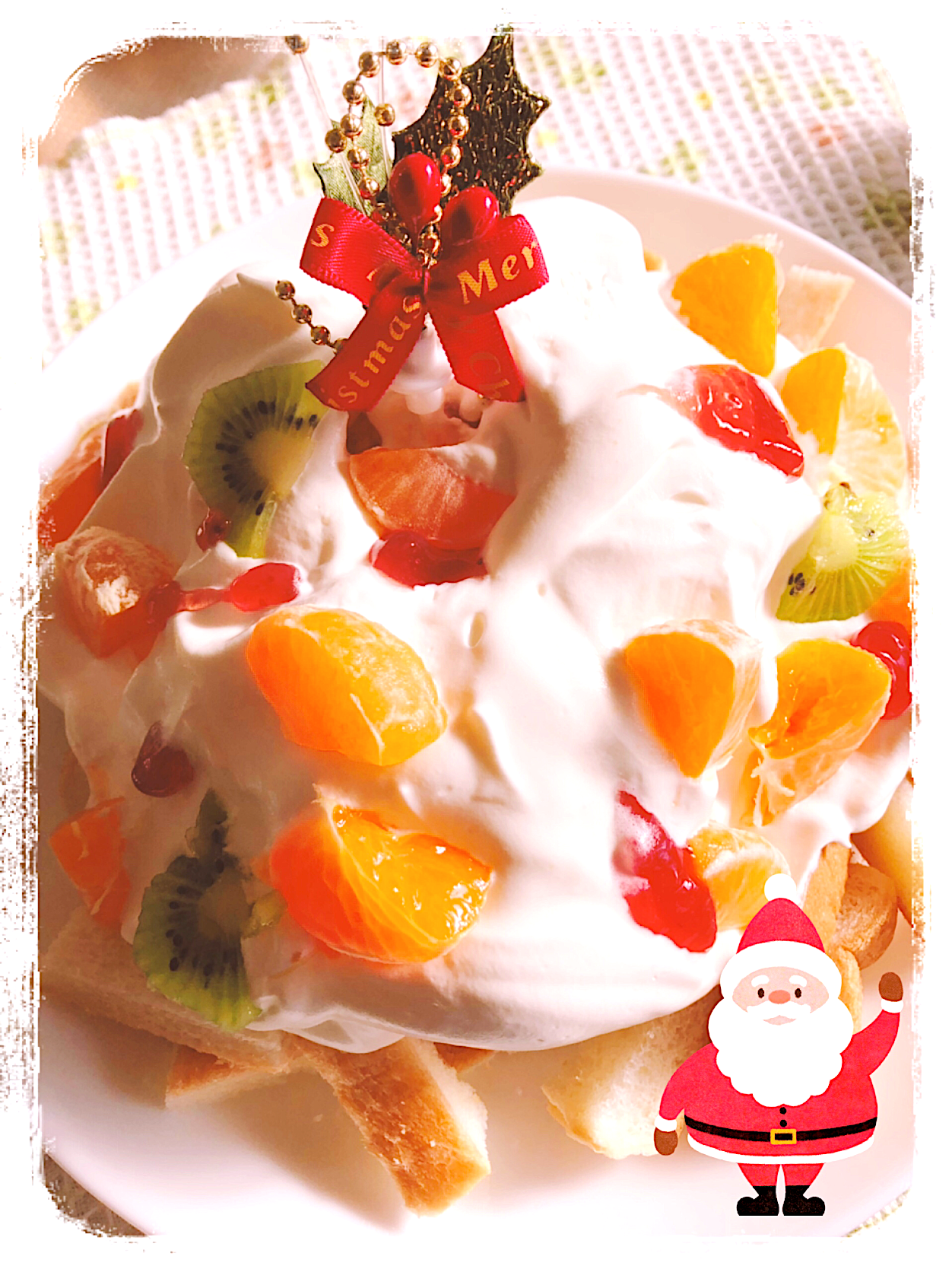 食パンdeクリスマスケーキ?