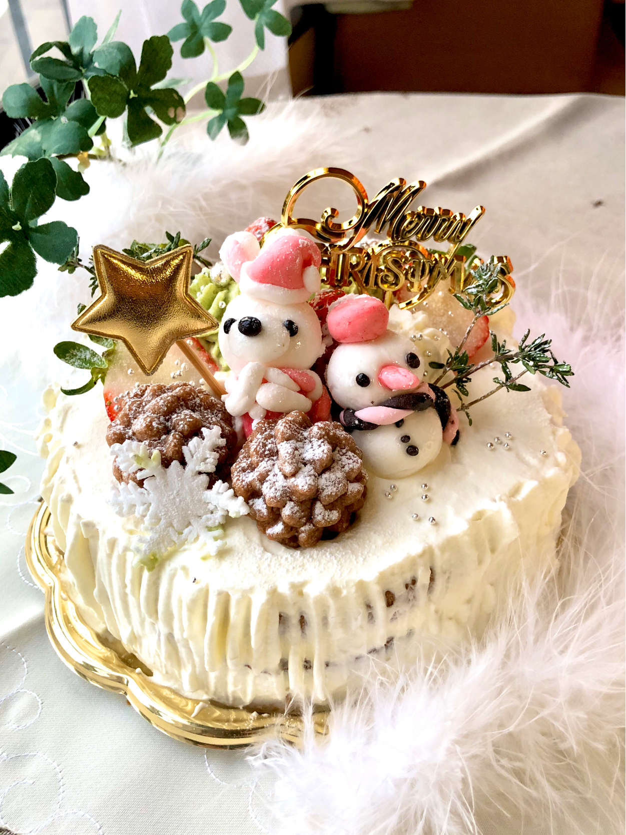 今年最後のクリスマスケーキ