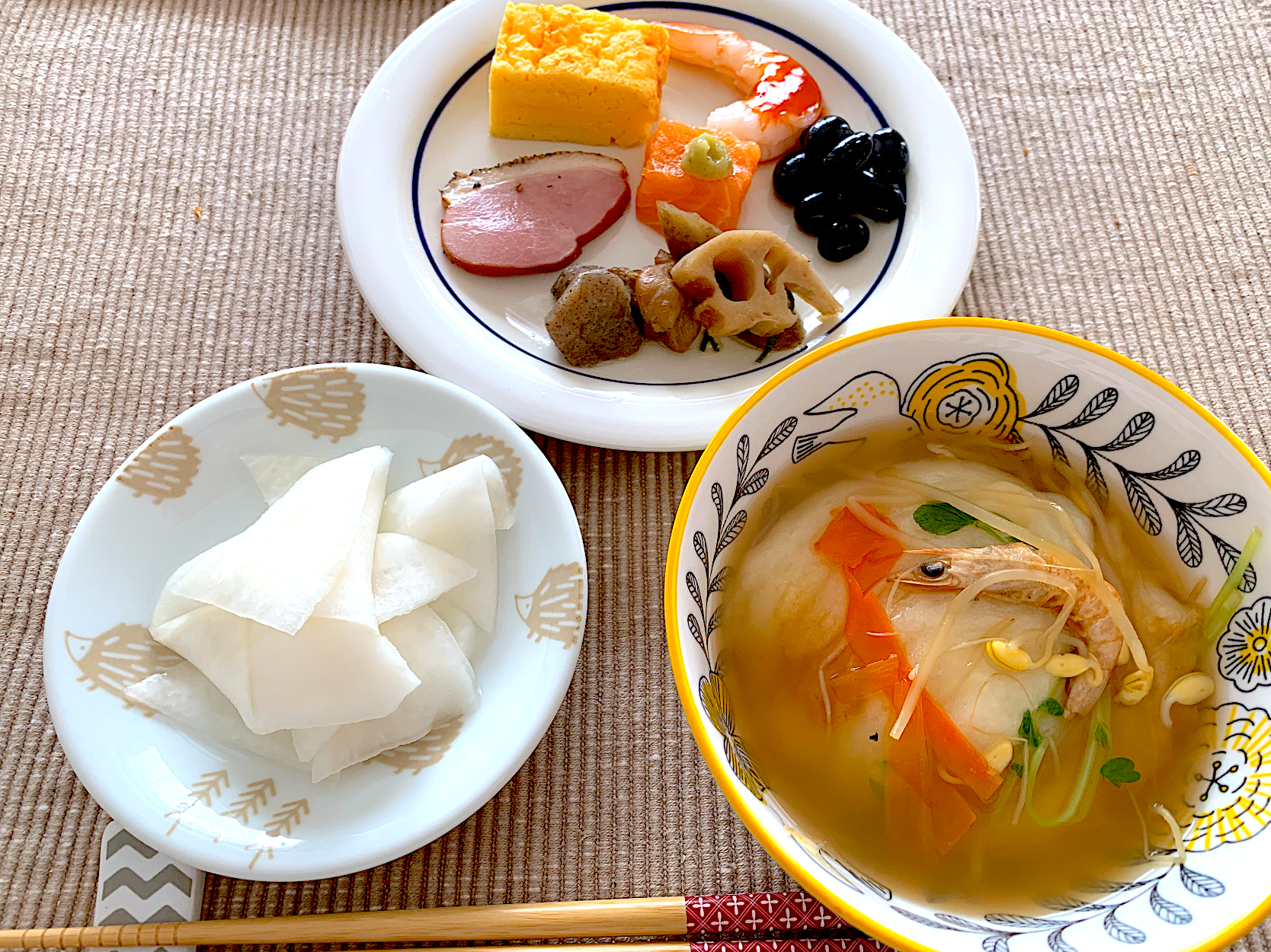 今日の朝御飯（R2.1.2）