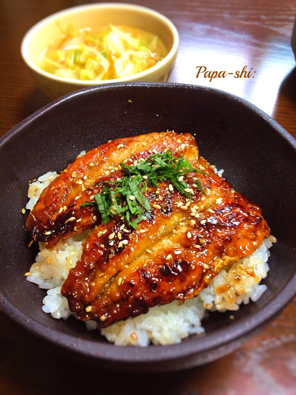 イワシの蒲焼き丼