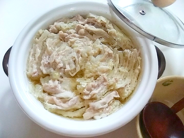 🍲白菜と豚肉のミルフィーユ鍋