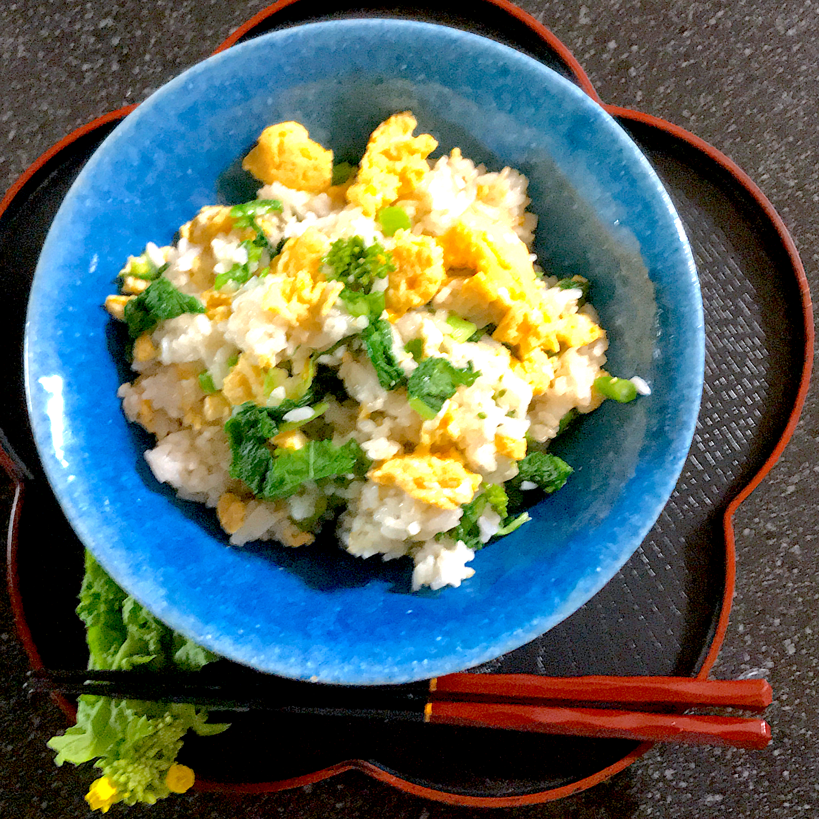 アッチさんの料理 菜の花ごはん