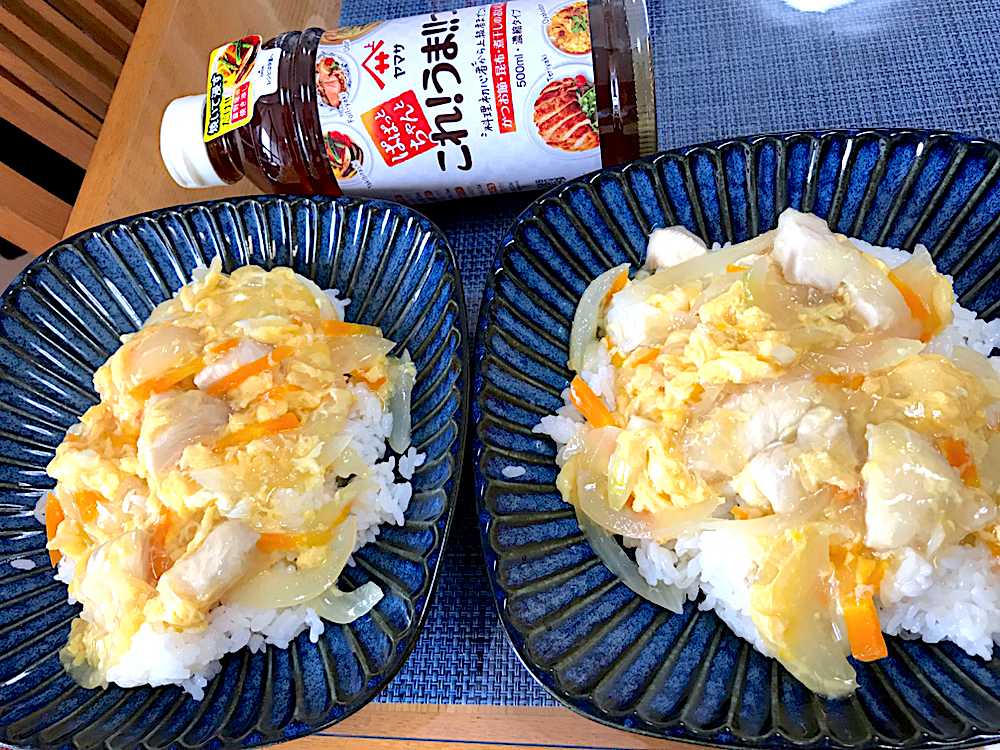 これうまつゆ❣️で親子丼🥚