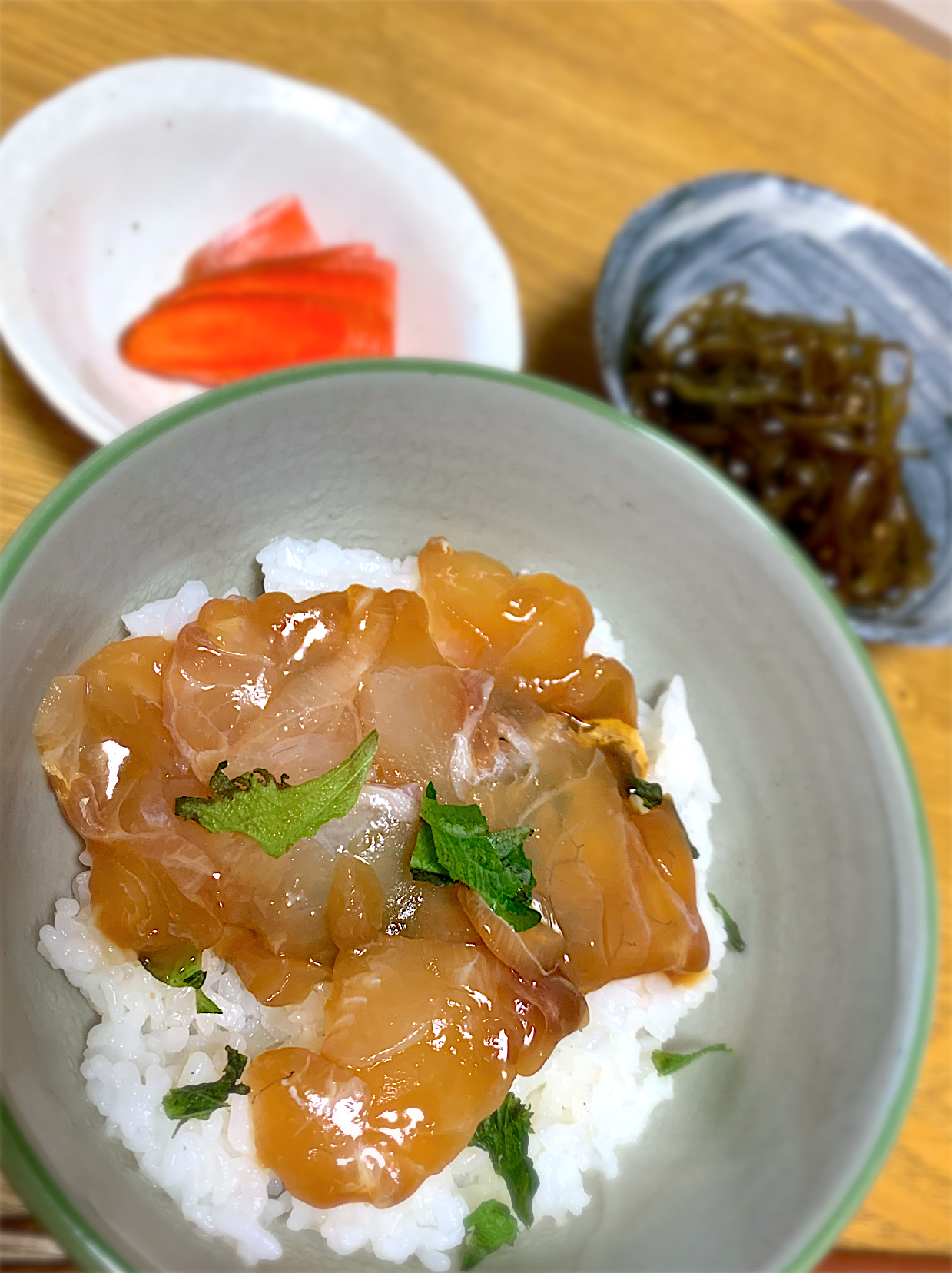 鯛の漬け丼☆