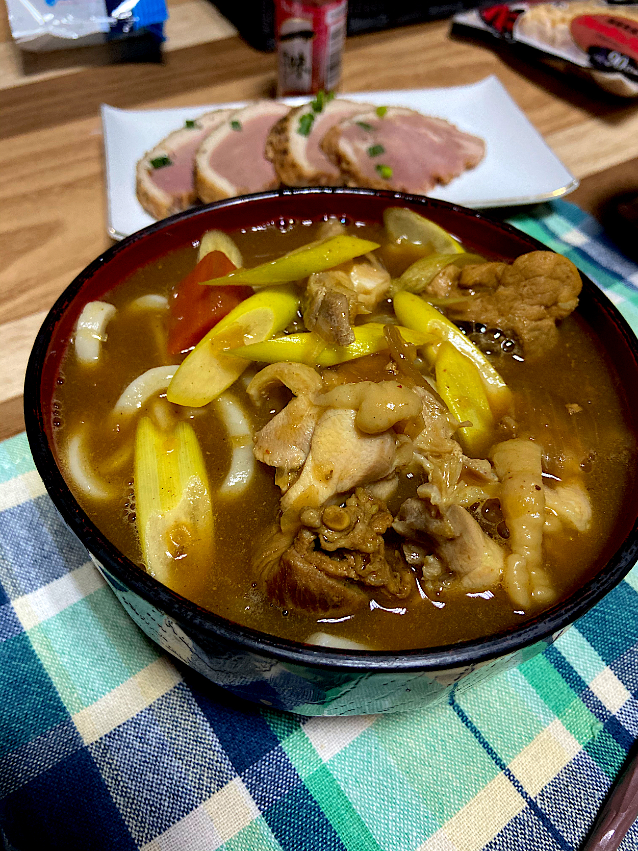 うまつゆで、カレーうどん😋