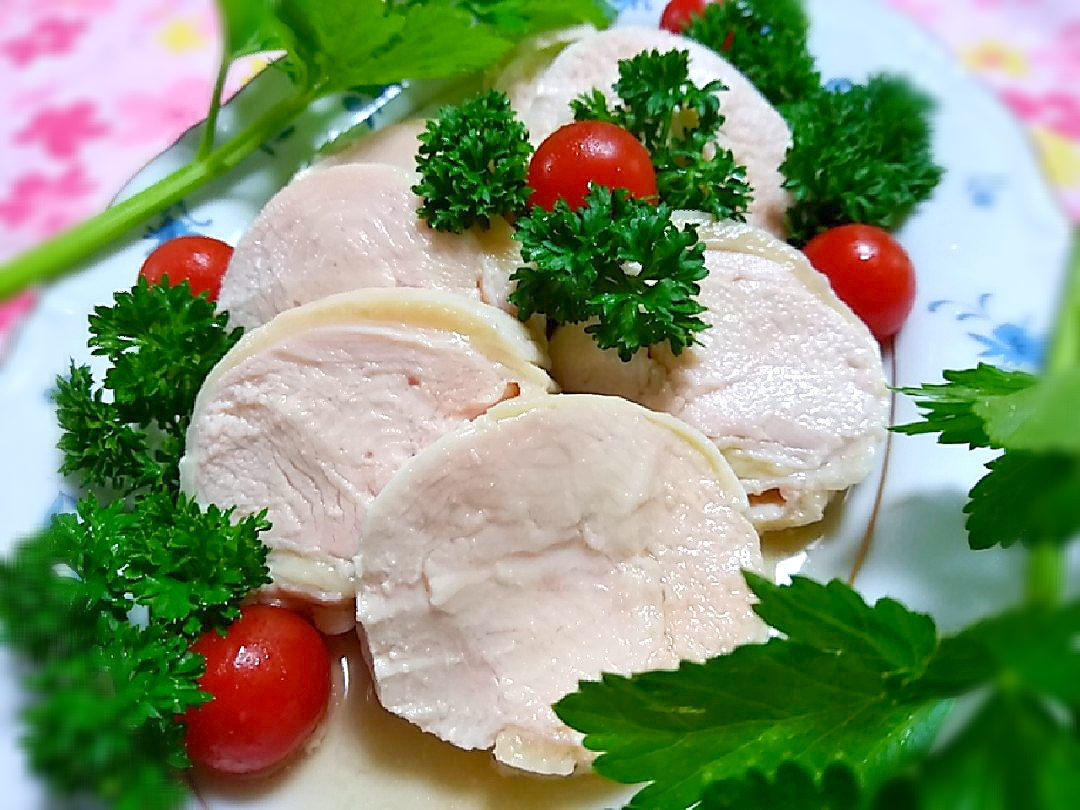 これうまつゆ鶏ハム