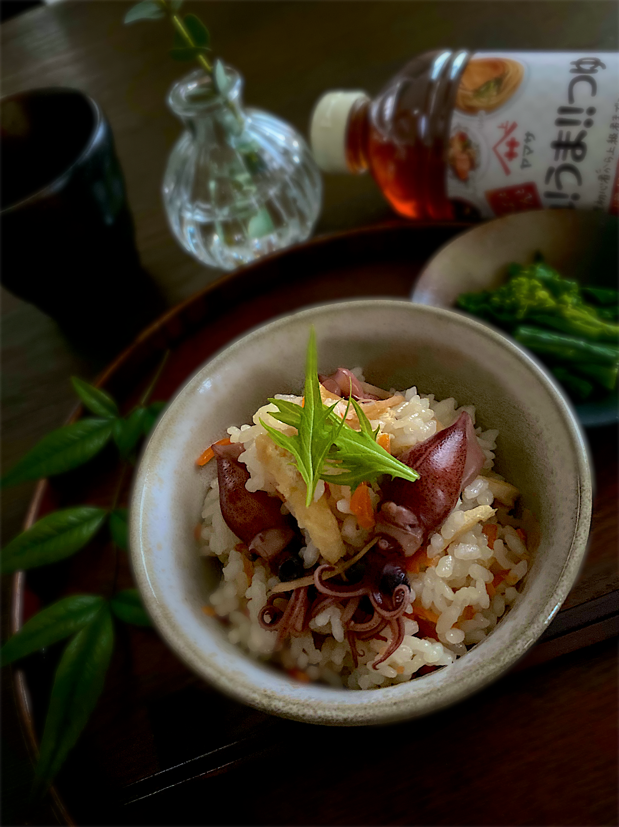 ほたるいかの炊き込みご飯