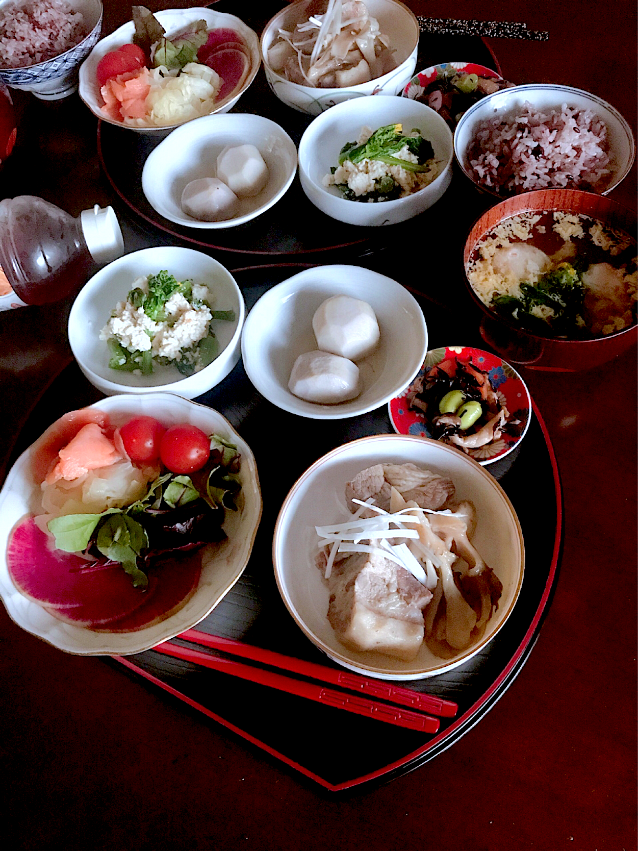 普通の晩ご飯