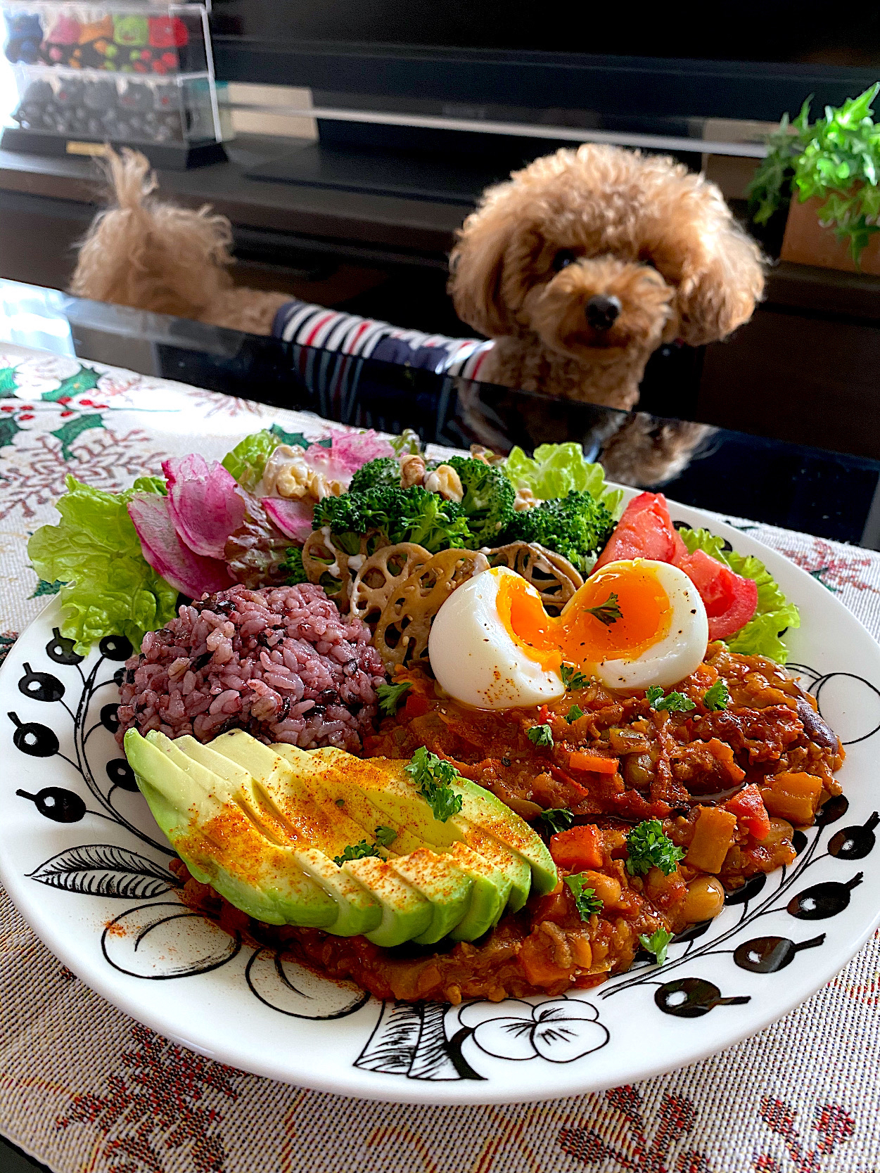 キーマカレープレート😊