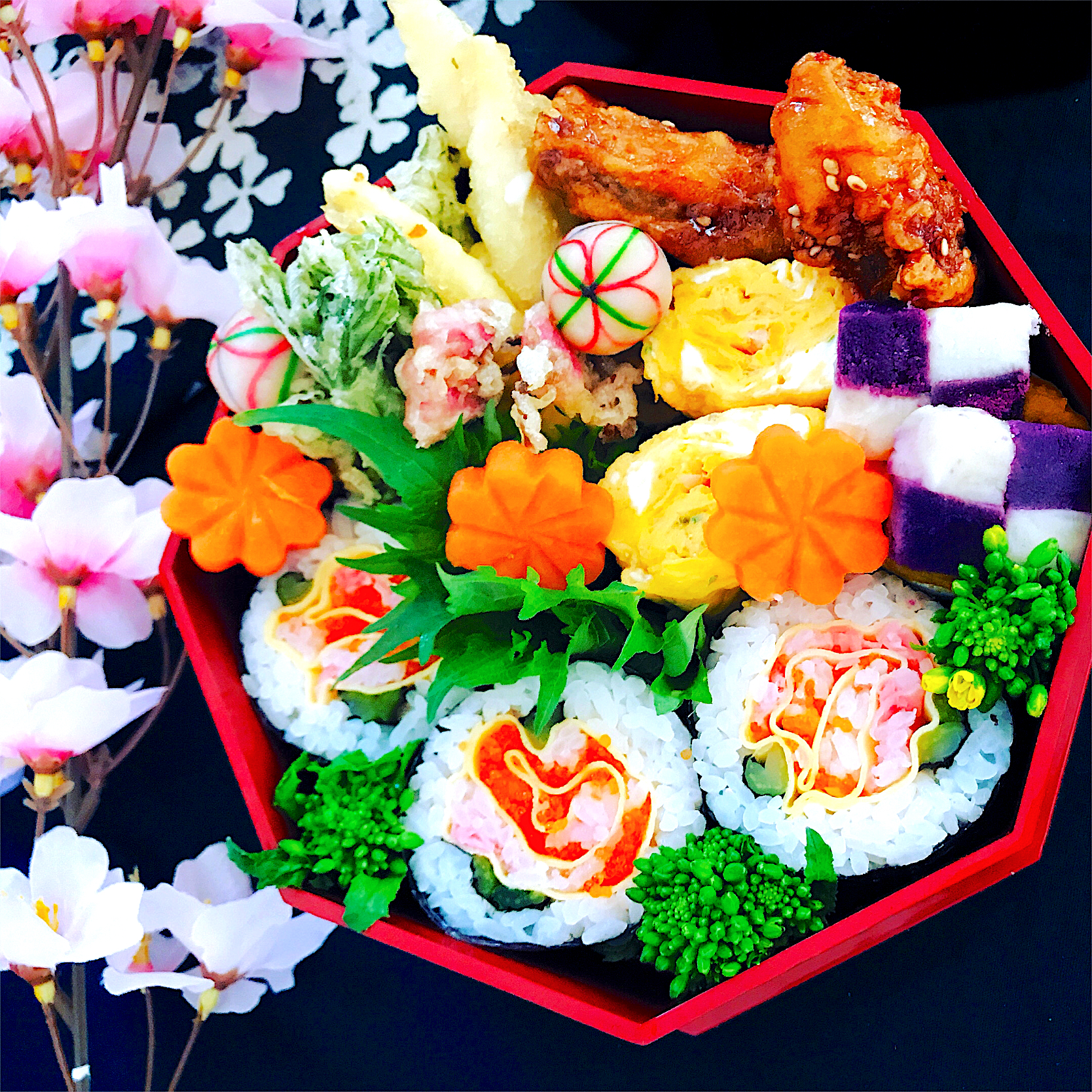 お花見に持って行きたい飾り寿司