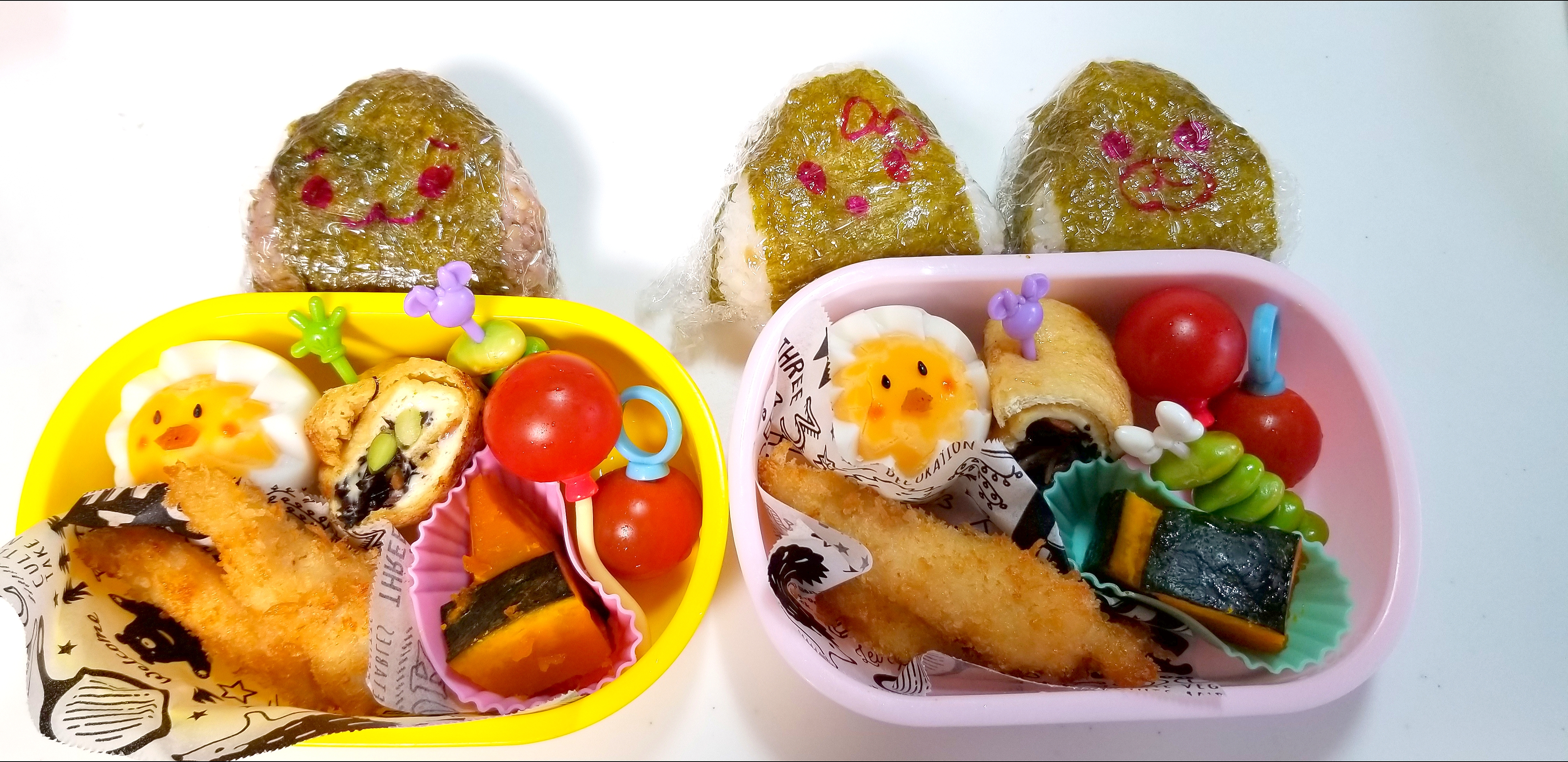 五歳&二歳お弁当