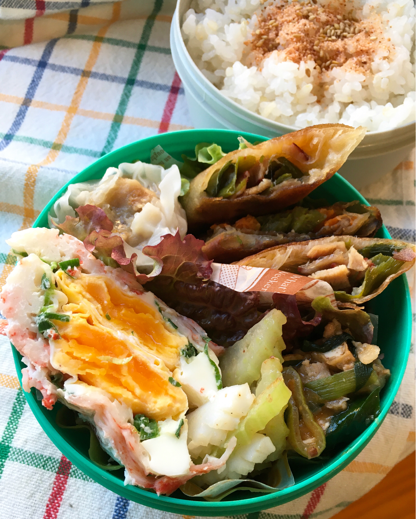 今日のパパ弁当は中華弁当♪