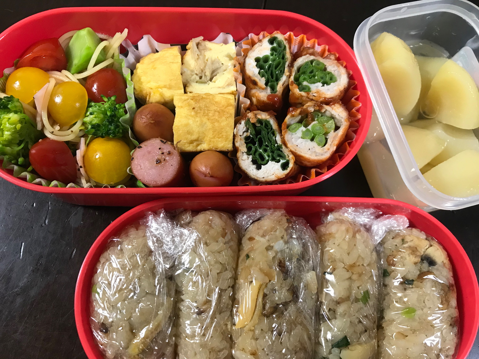 アサリご飯でお弁当🍱