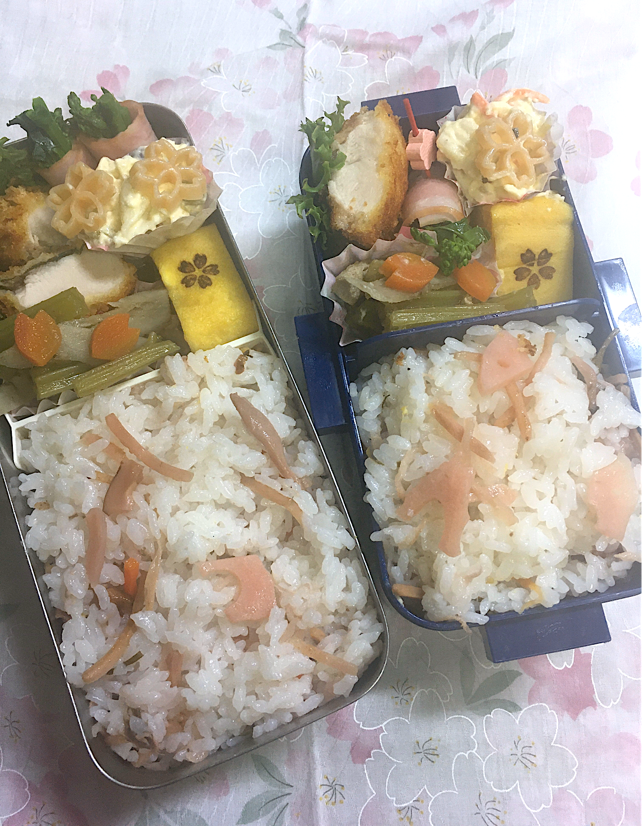 4月1日　新年度Start弁当🍱🌸🌸