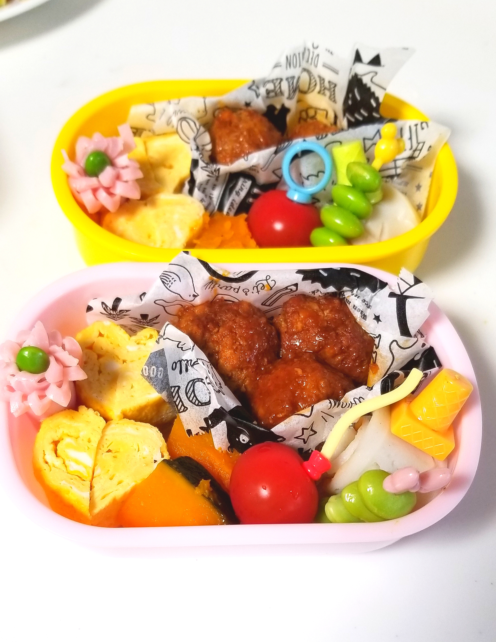 娘たちお花見弁当