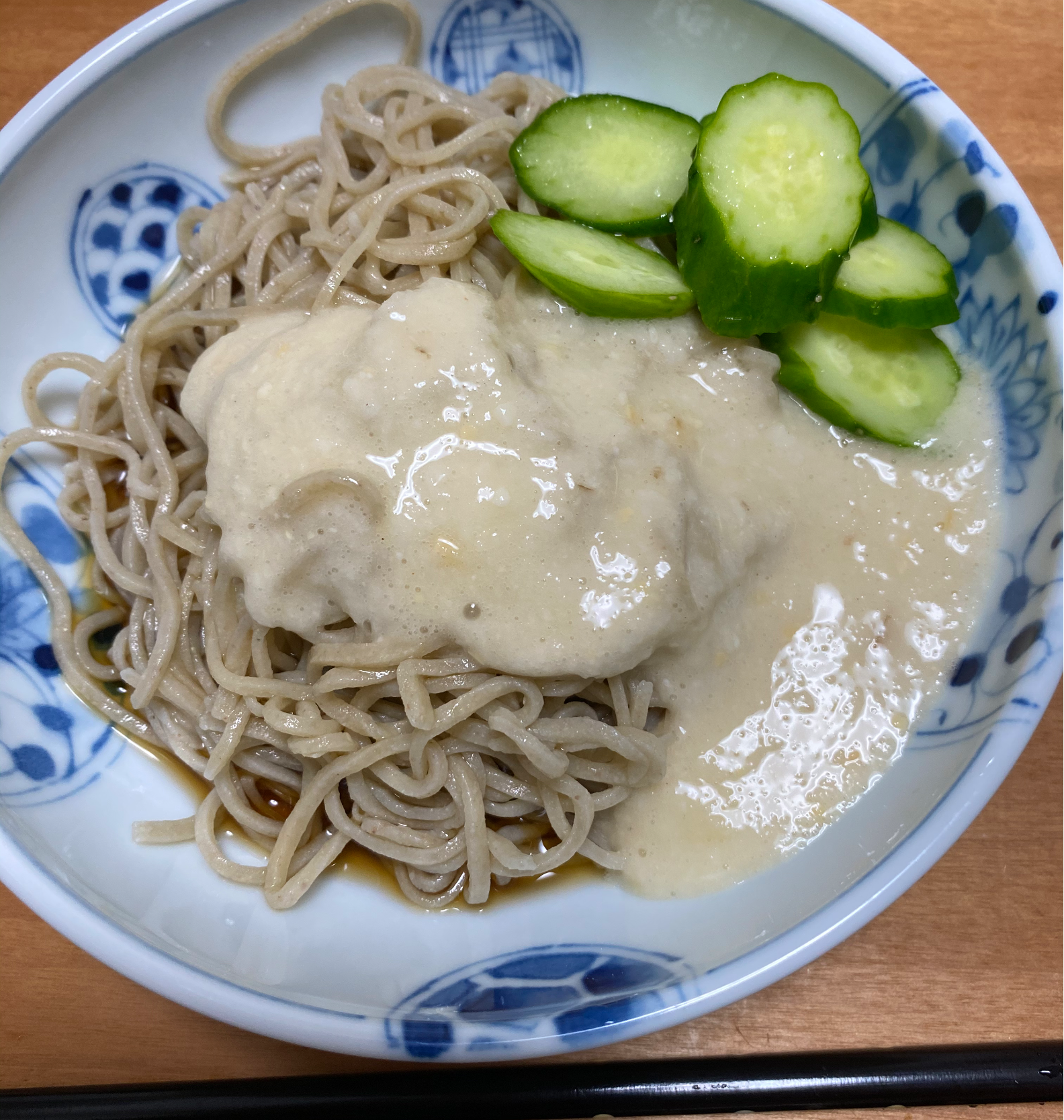 自然薯のとろろ蕎麦