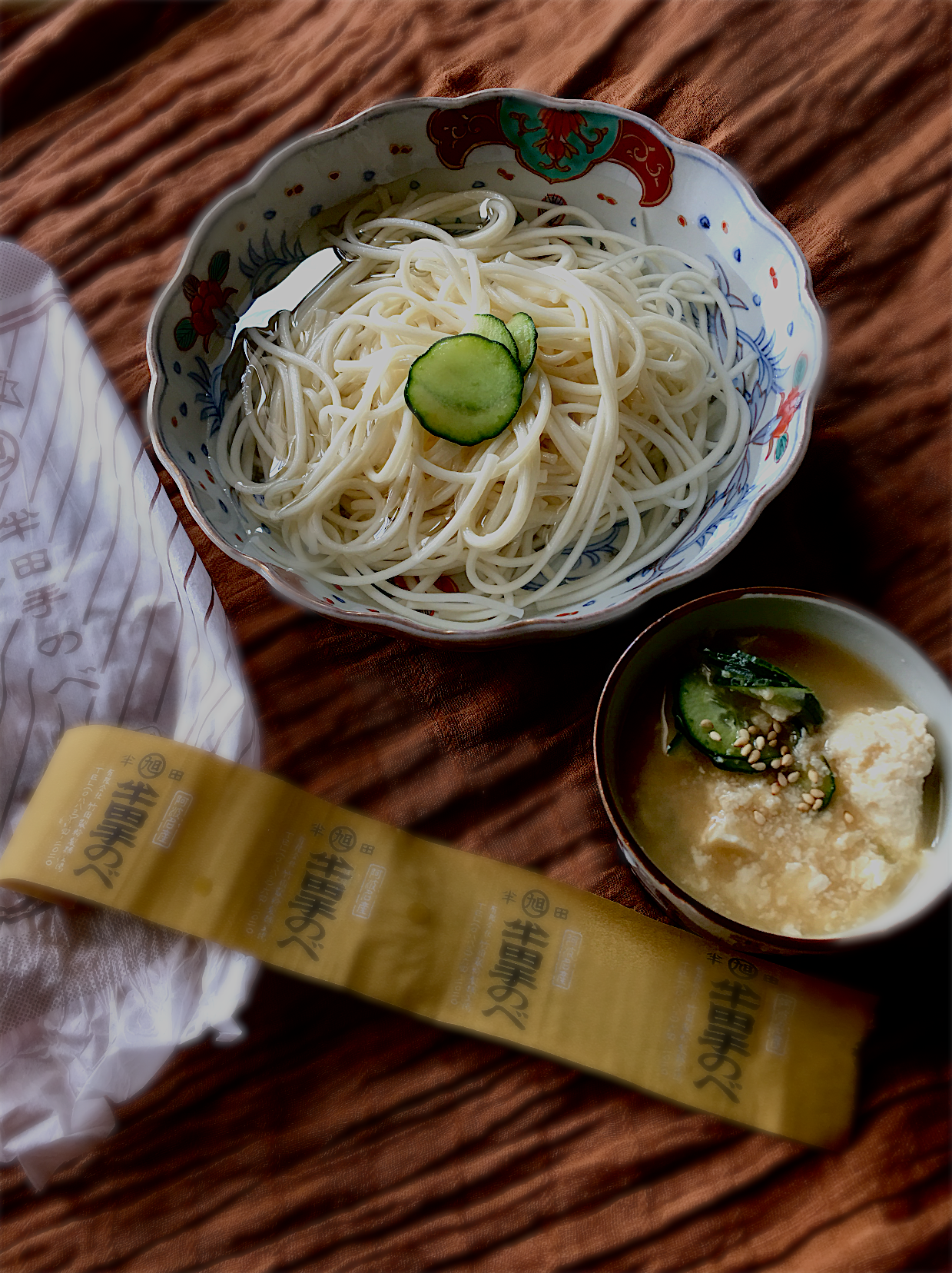 ＊半田手のべ素麺＊冷や汁＊(๑･̑◡･̑๑)＊