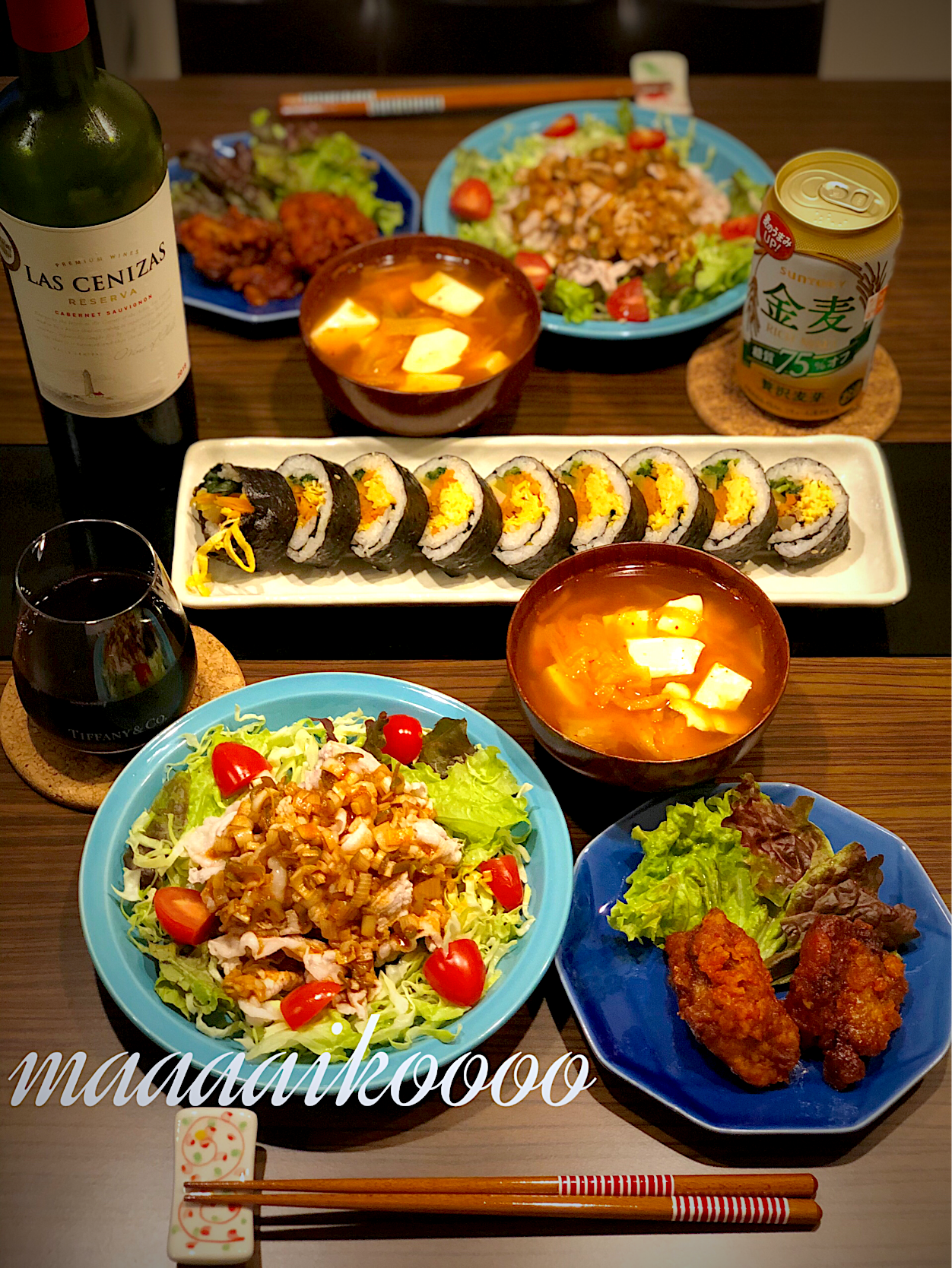 韓国料理な晩ご飯🇰🇷
