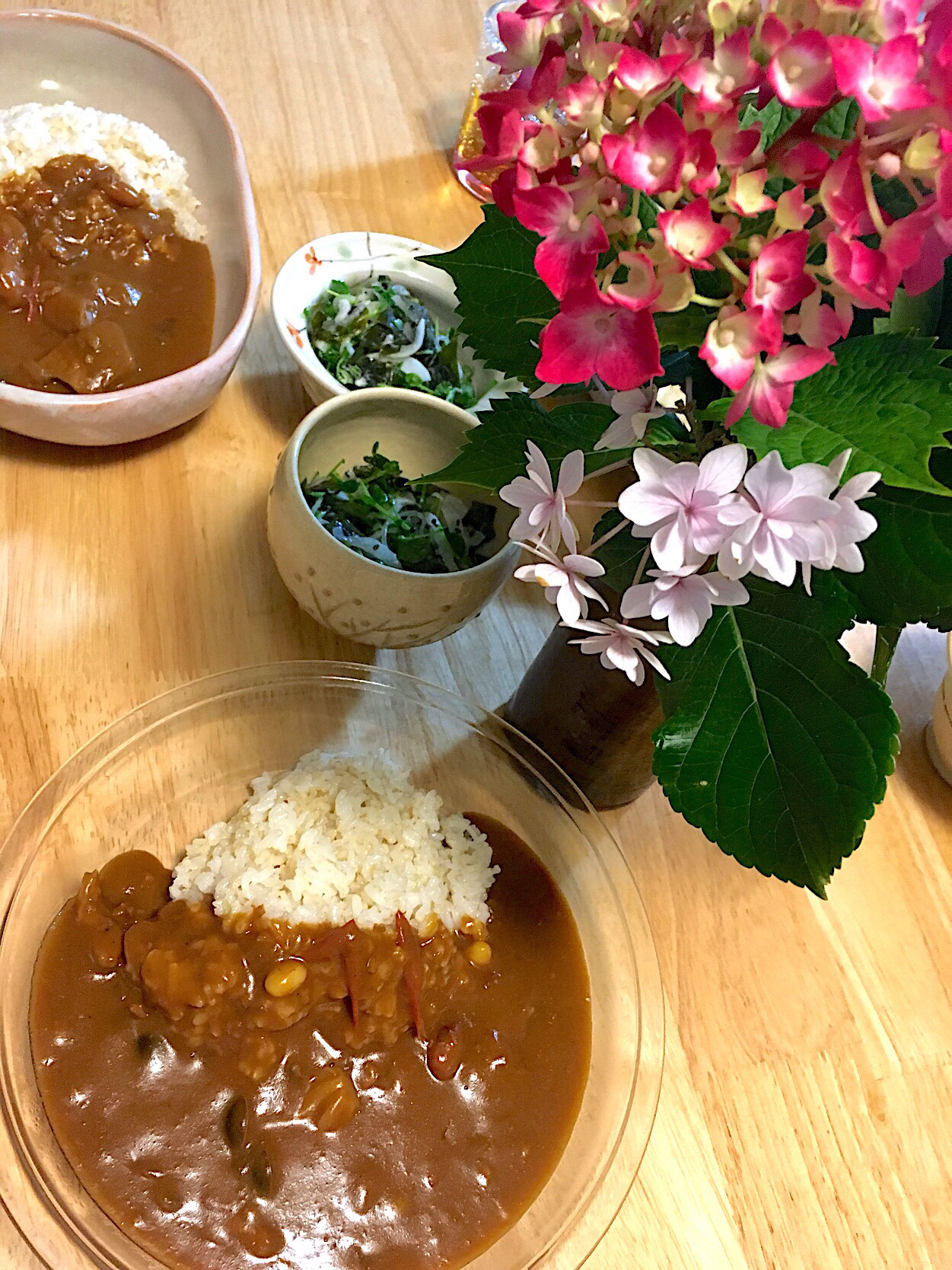 昨日の晩ゴハンは牛すじ煮込みをリメイクした、カレーライス🍛