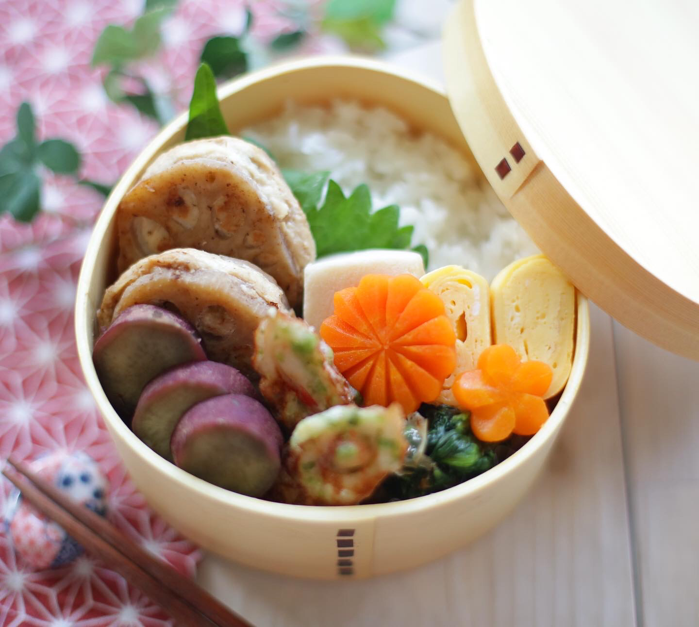 れんこんのはさみ焼き弁当