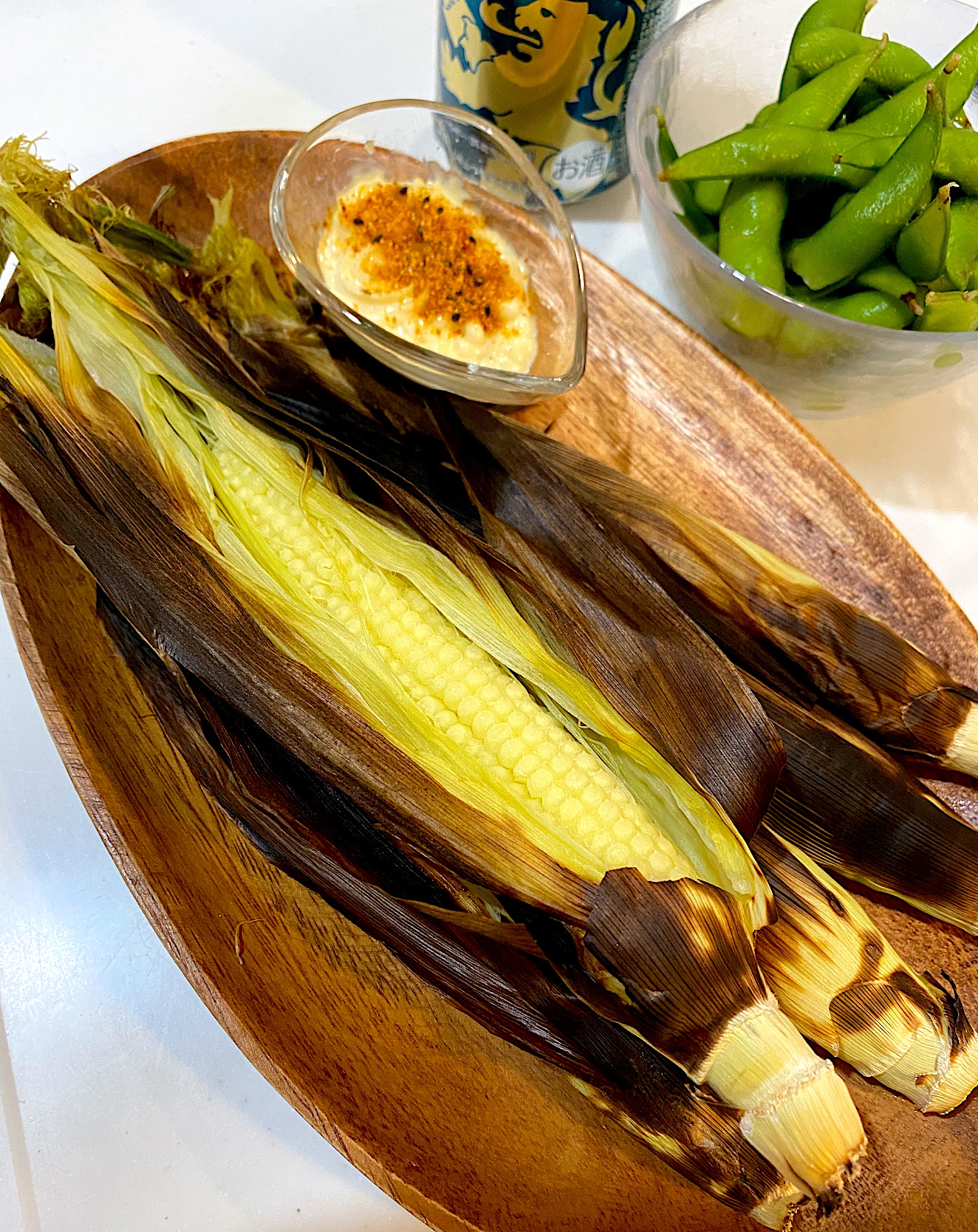 ヤングコーンのグリル焼き🌽