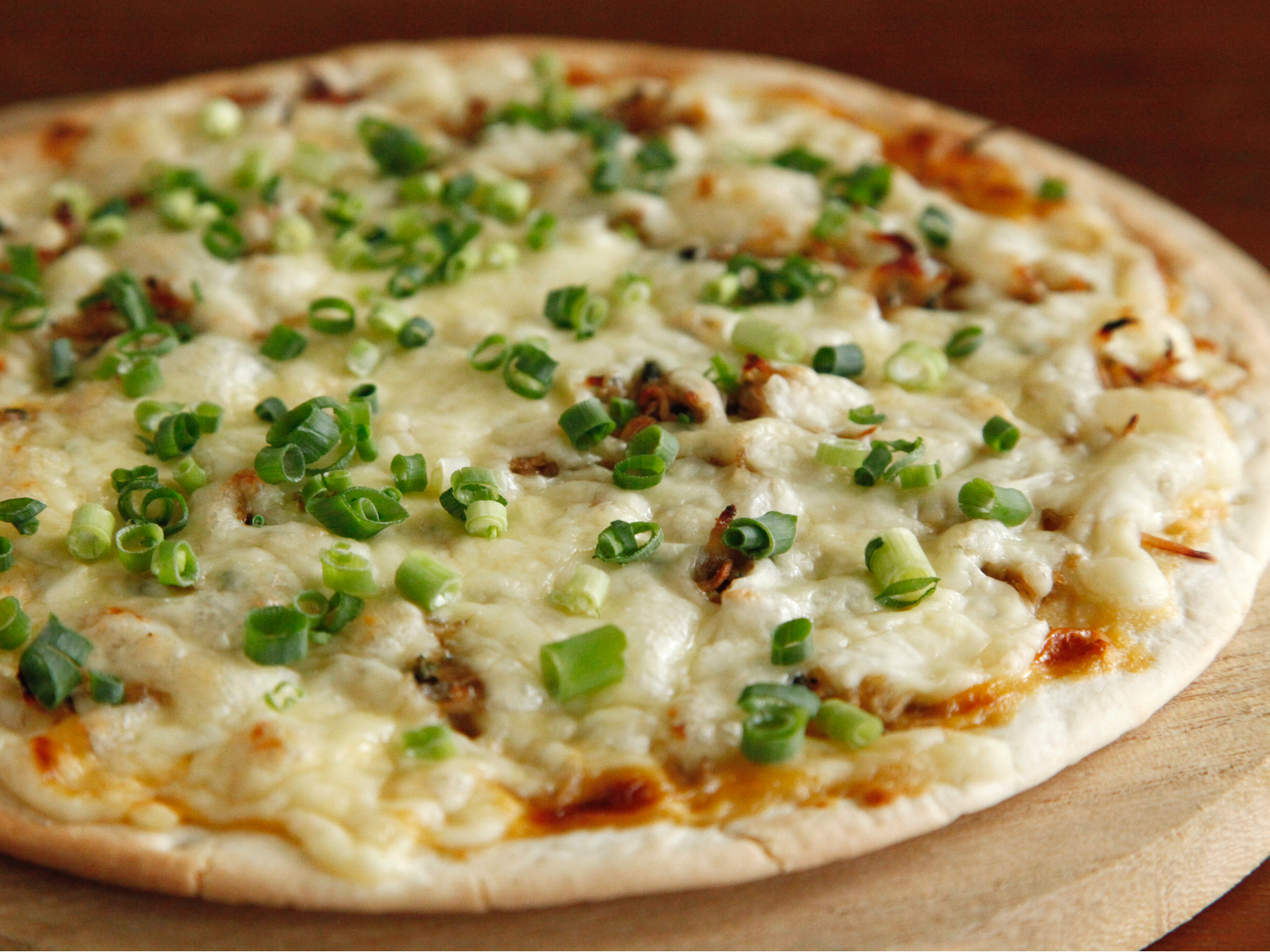 ちりめん山椒のピザ　Dried baby sardines with chinese pepper pizza