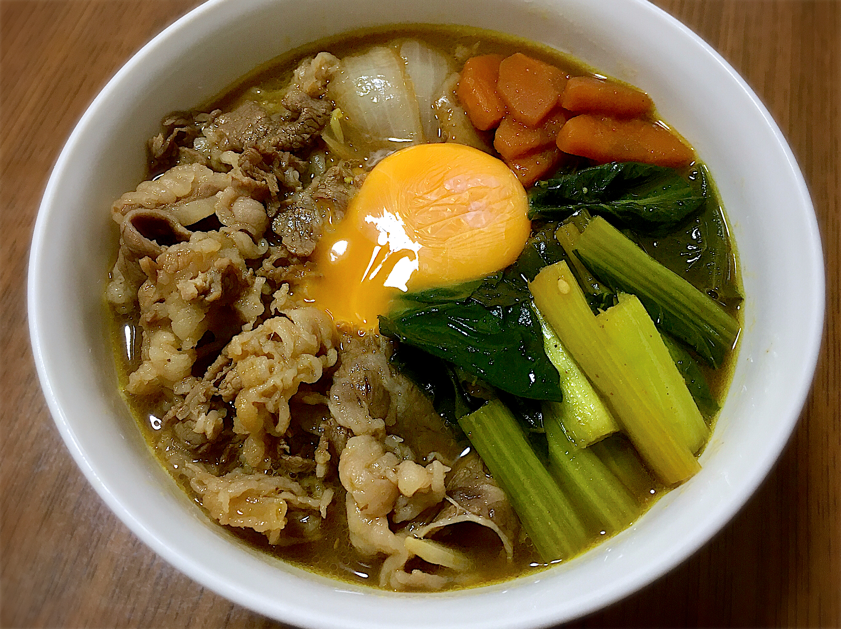 牛玉カレーうどん🐮