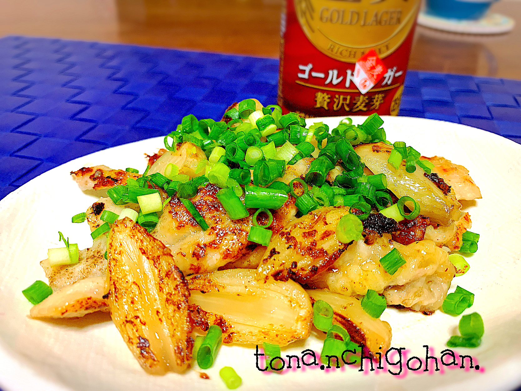 旬がきた♪らっきょう＆鳥せせりの甘酢ソテー。