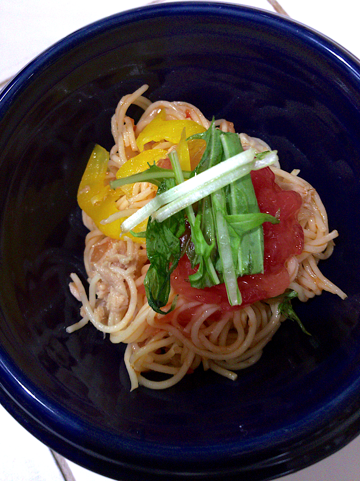 暑い日にさっぱり✨冷製トマト🍅パスタ