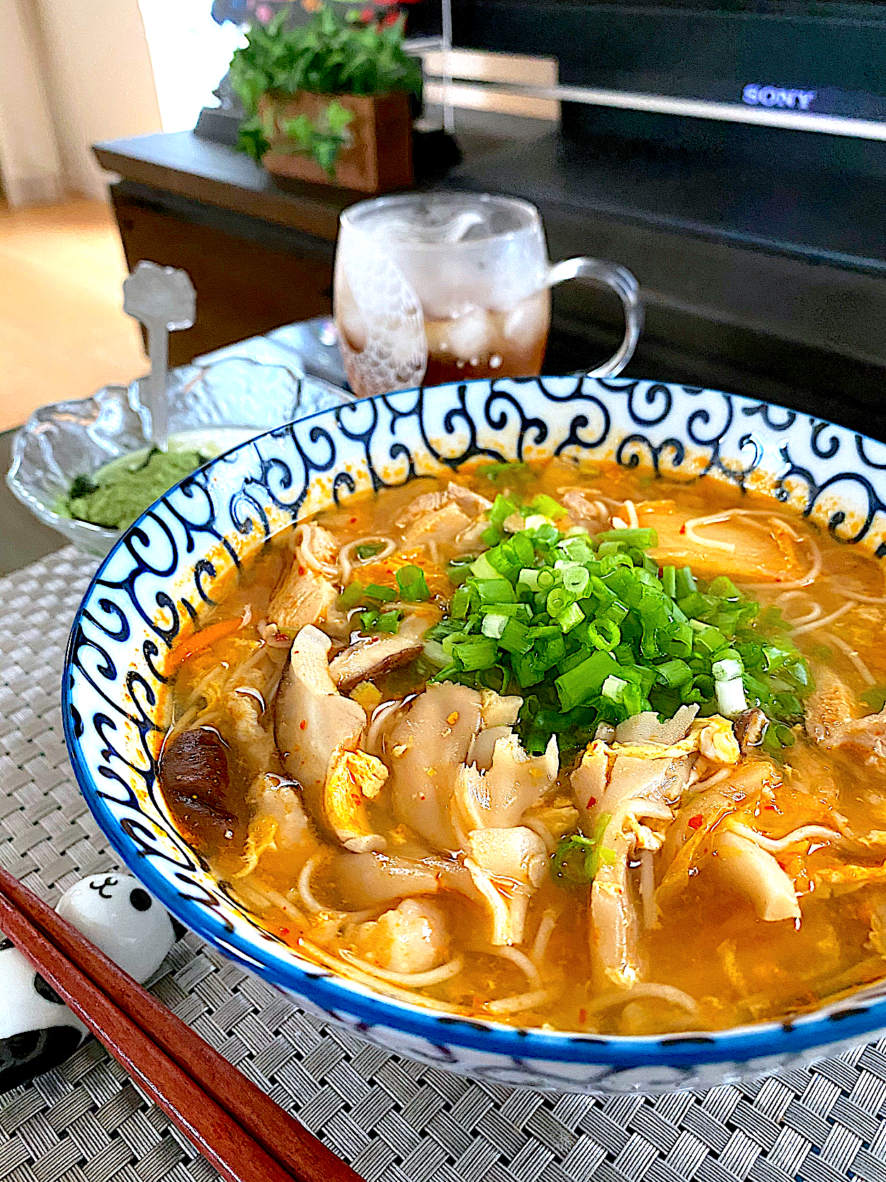 ヘルシー鶏キムチ麺🐓