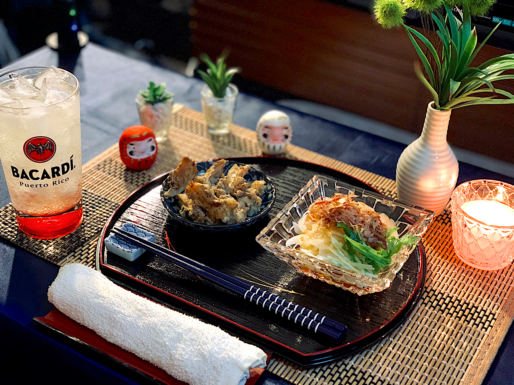 【和食】 オニオンスライスとヤゲン軟骨焼きの華金前菜