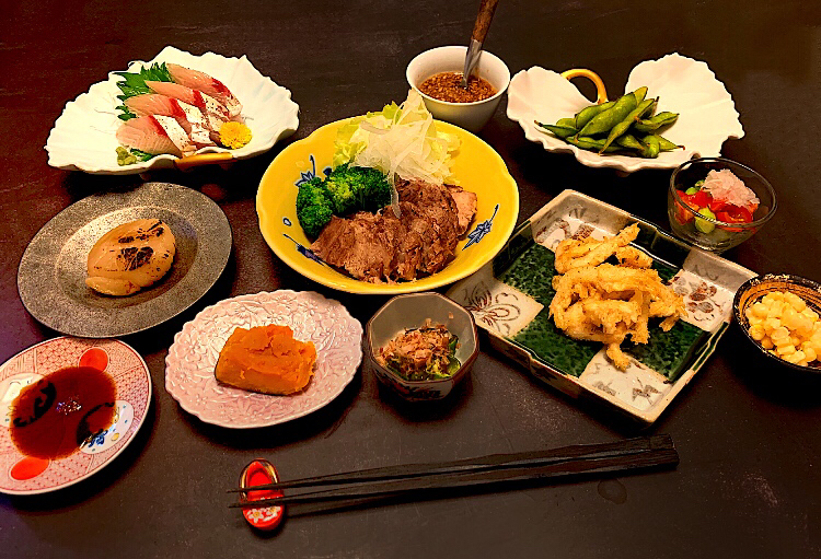 トロトロ豚肉香味ソースがけ定食