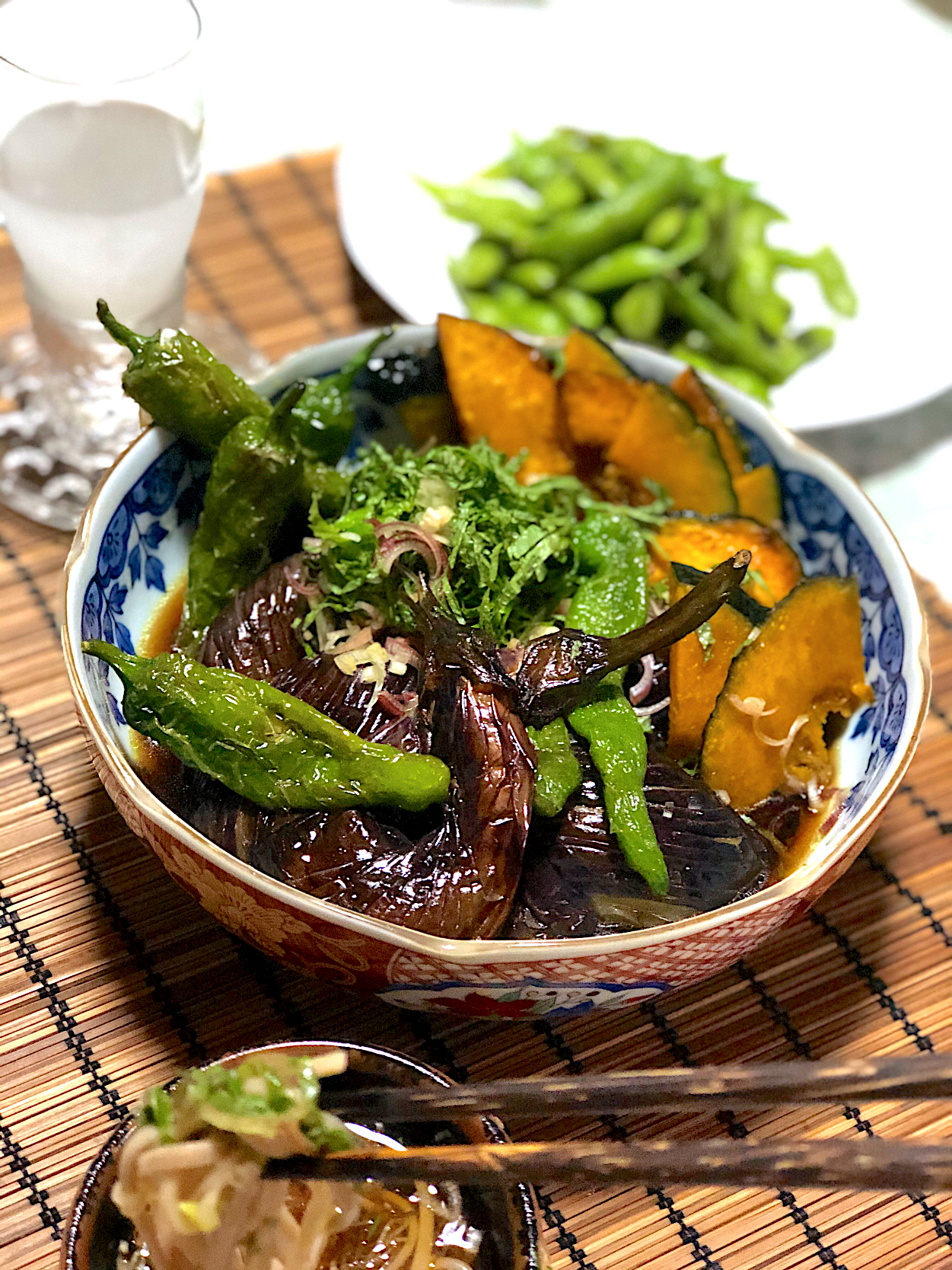 茄子・かぼちゃ・ししとうの揚げ浸し