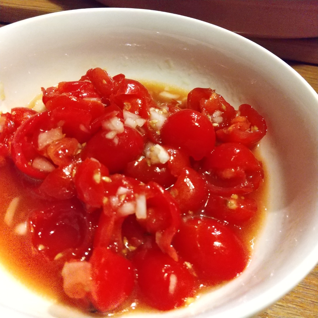 ケイさんの料理 ちぎりトマトの美味しいマリネ