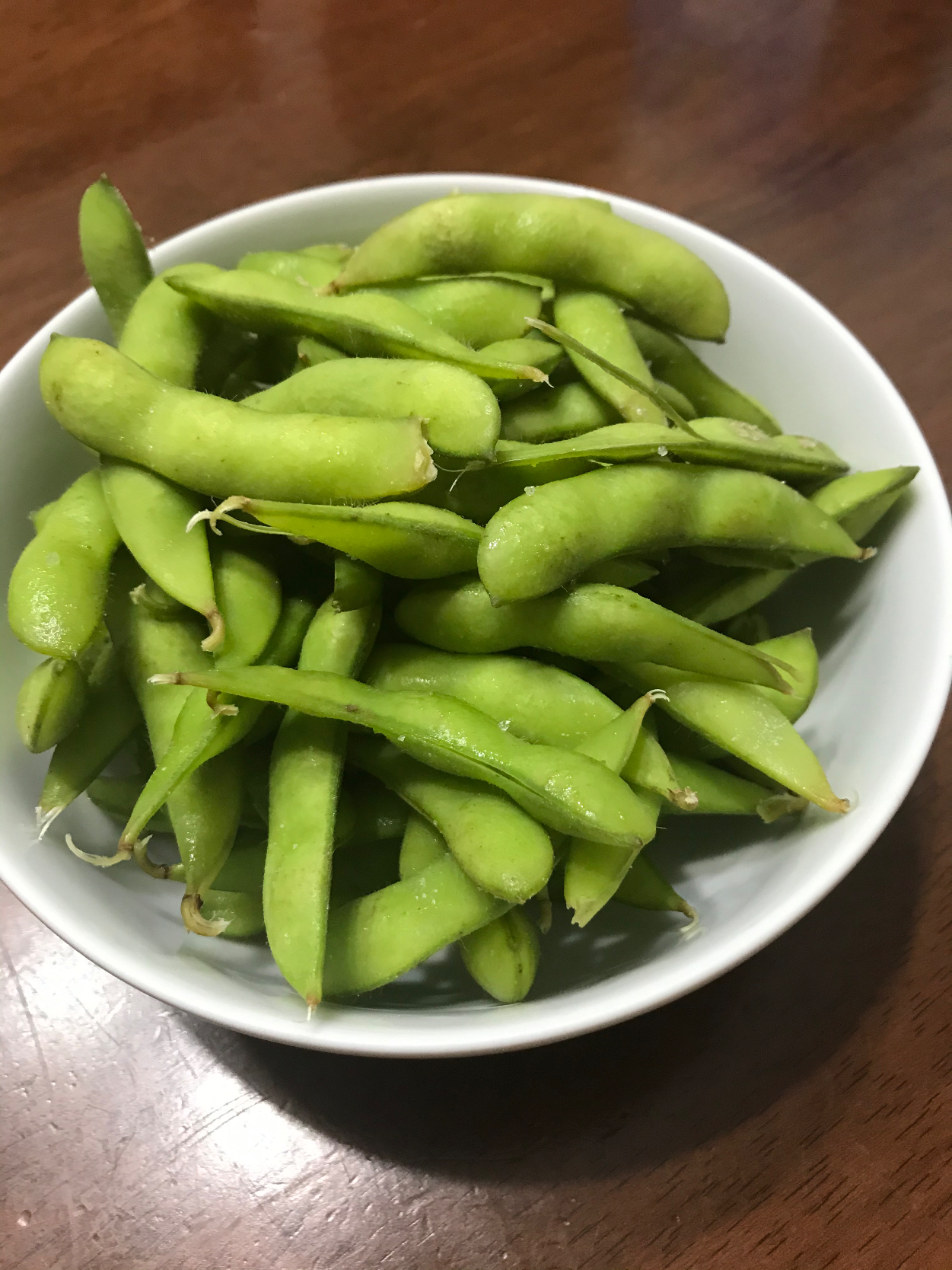 枝豆茹でました！