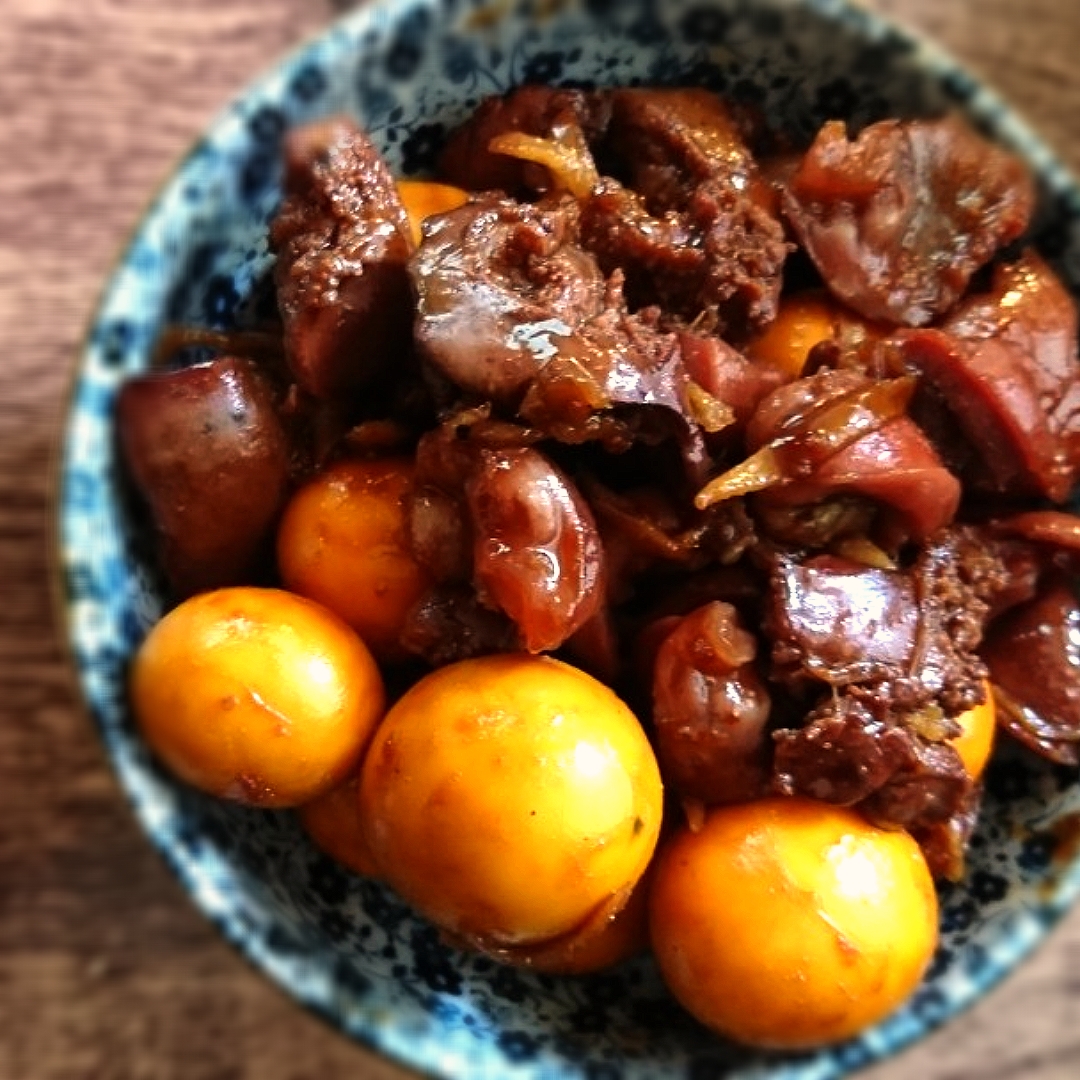 鶏もつ 甘辛煮