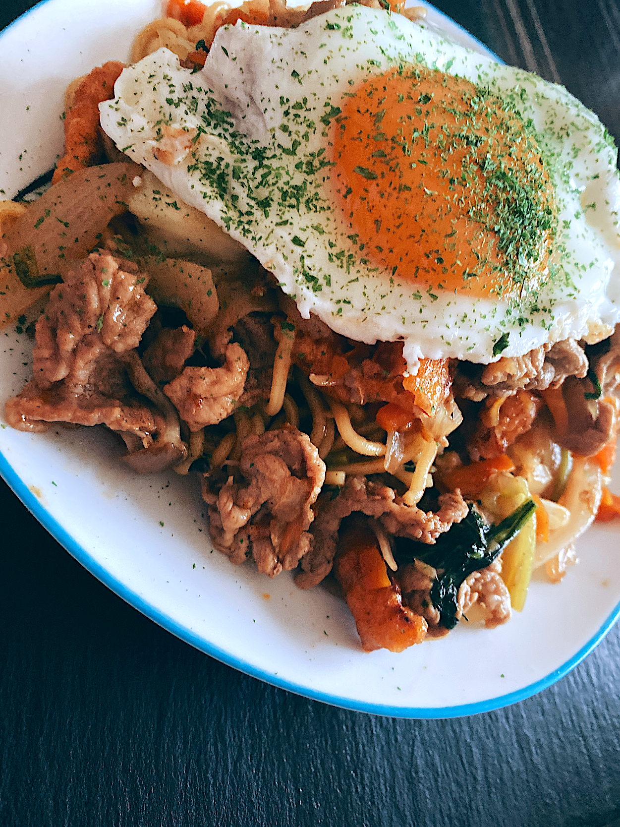 イカ天たっぷりソース焼きそば