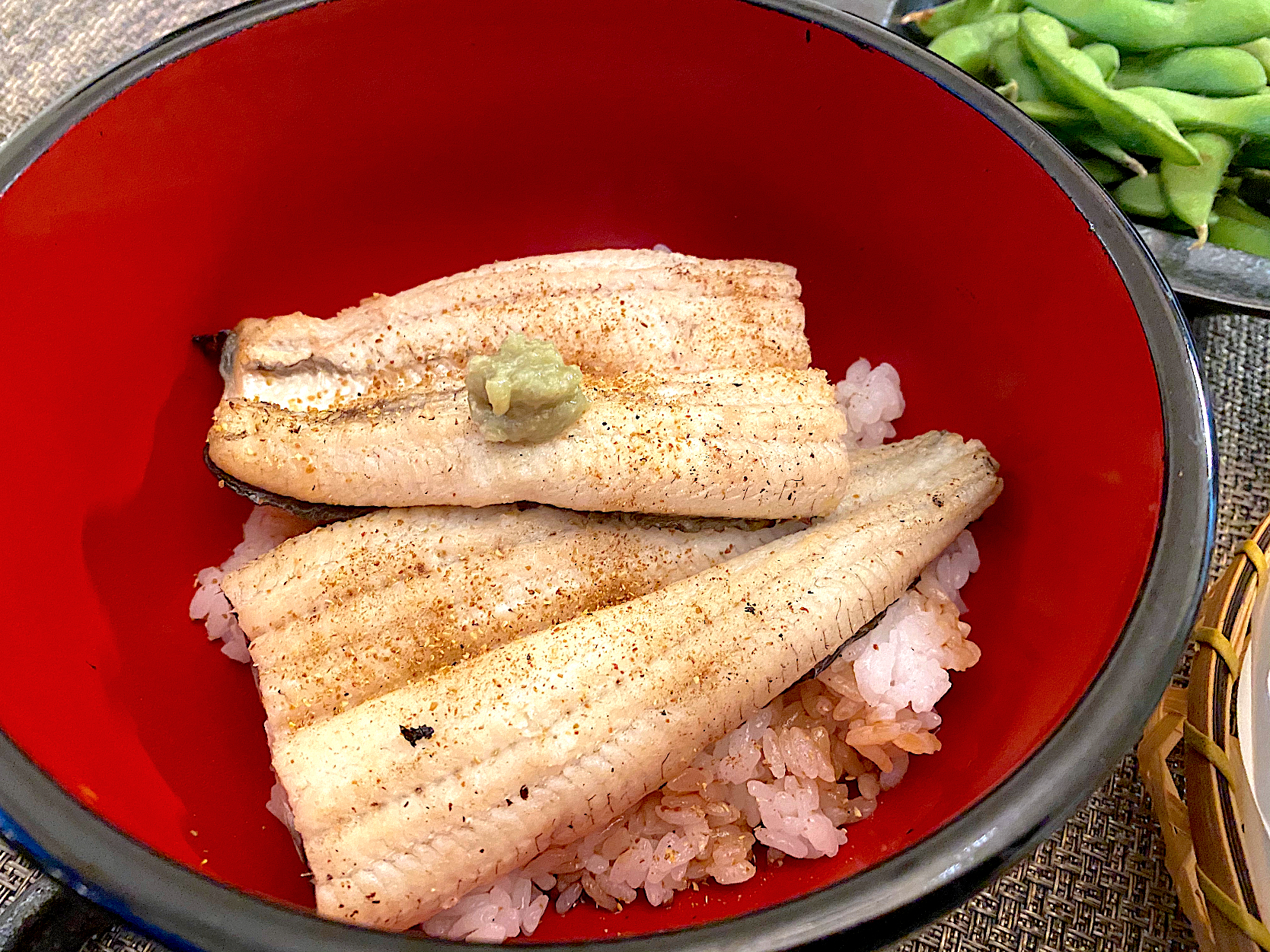 土用の丑の日。頂きものの白焼き〜