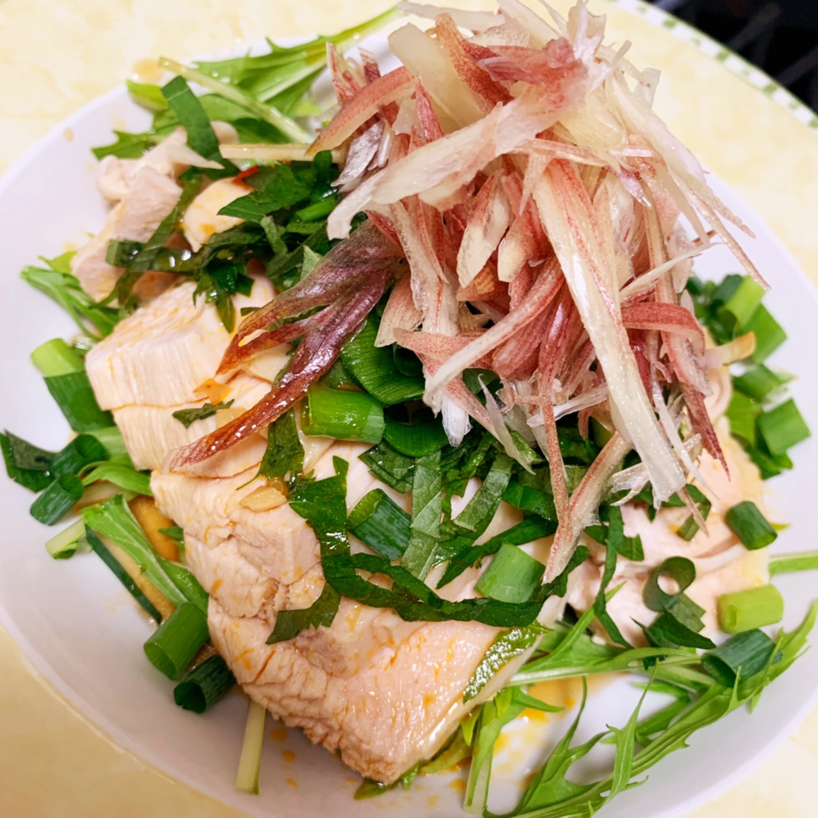 鶏胸肉のさっぱり夏サラダ🥗