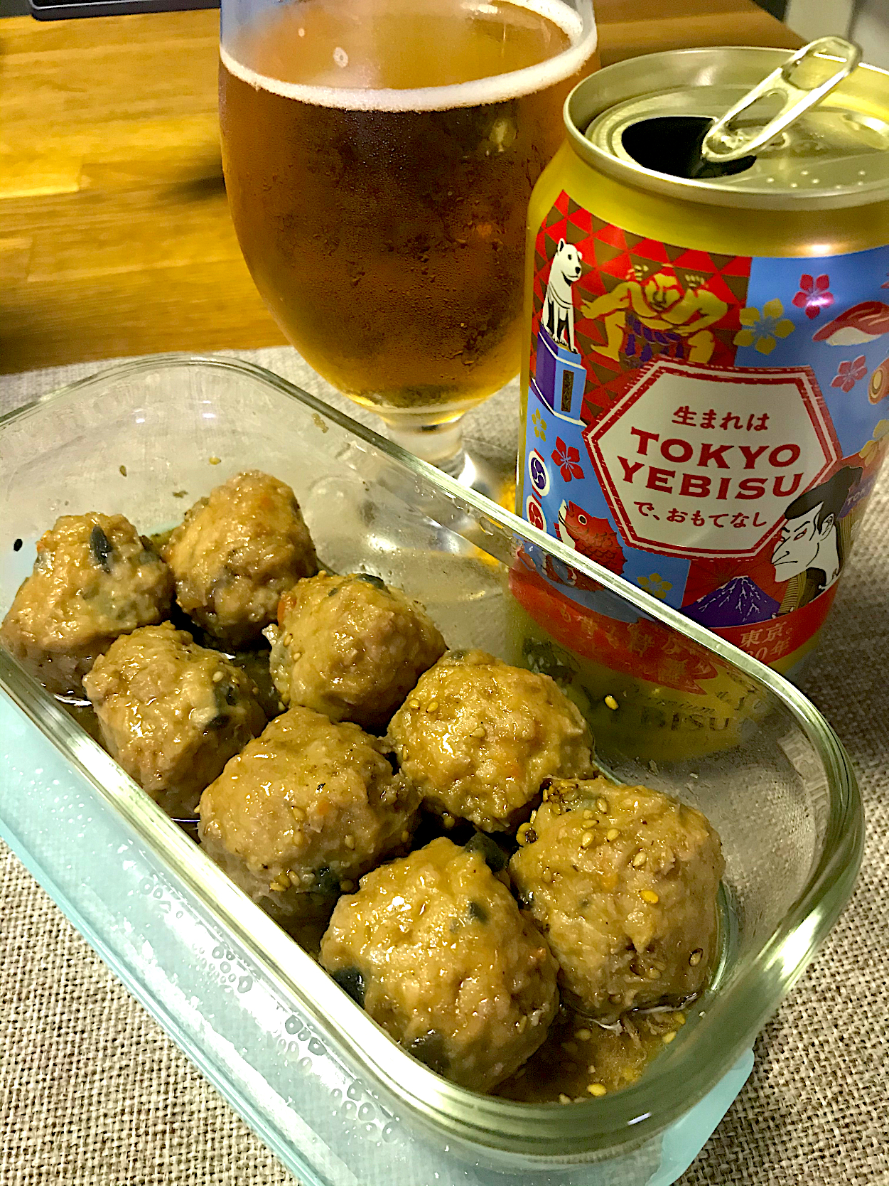 鶏団子の煮こごり煮